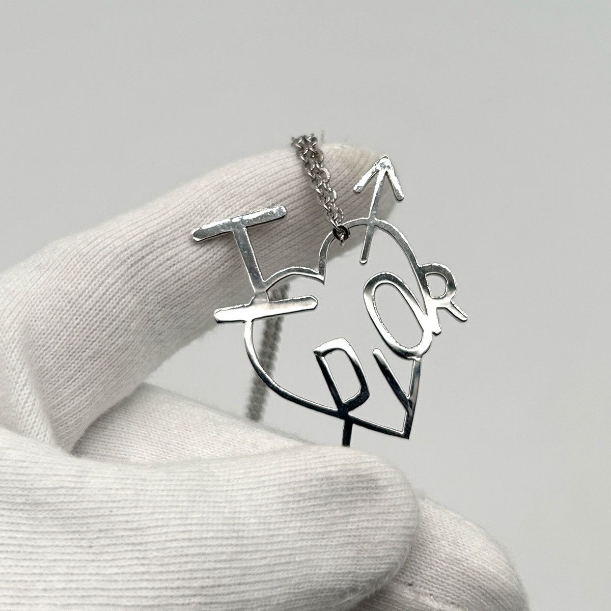 Dior Vintage Silver Christian Dior Necklace Size ONE SIZE - 9 Thumbnail