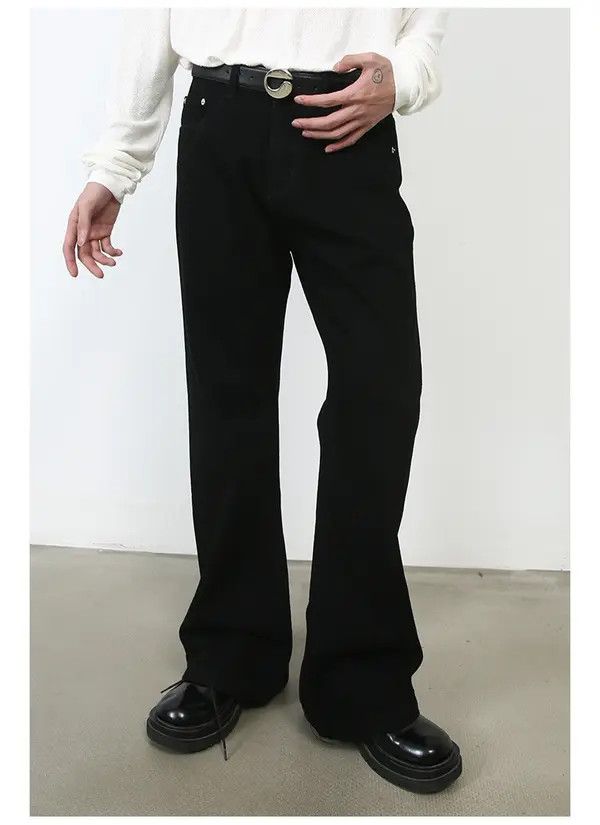 Japanese Brand Vintage high street loose washed straight bootcut jeans Size US 32 / EU 48 - 4 Thumbnail