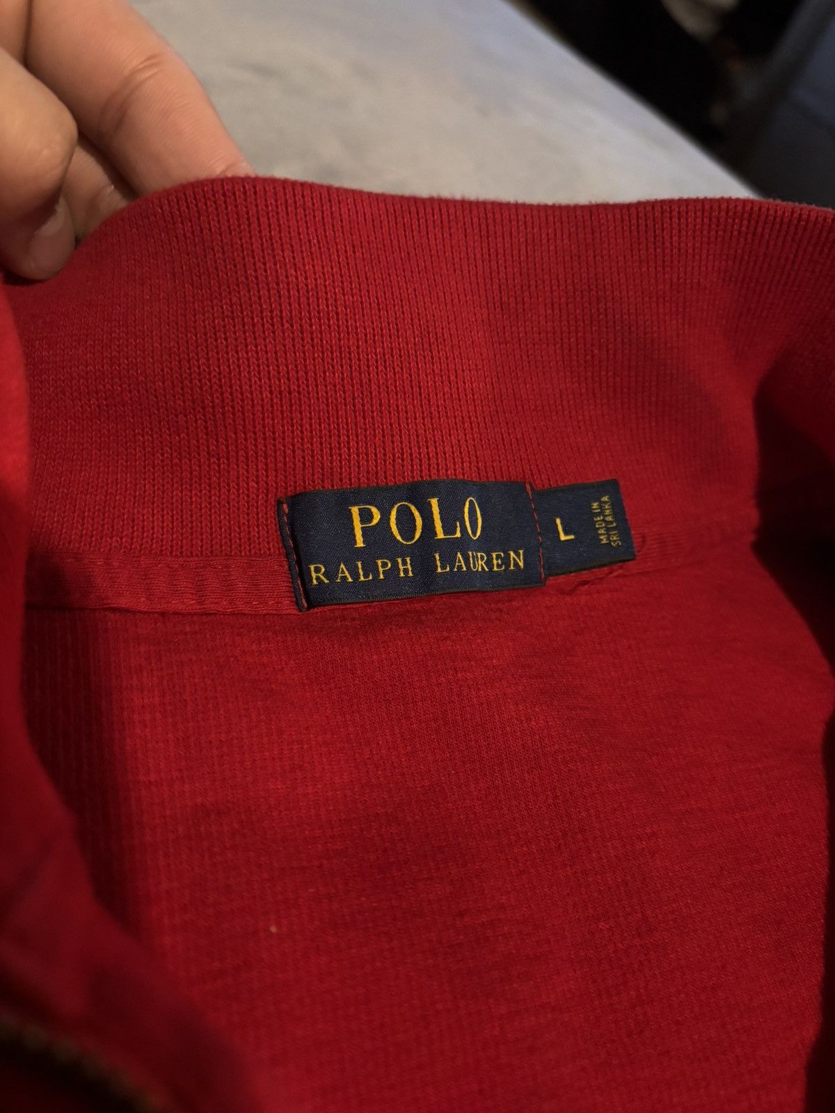Polo Ralph Lauren Polo Ralph Lauren - Red 1/4 Zip Size US L / EU 52-54 / 3 - 4 Thumbnail