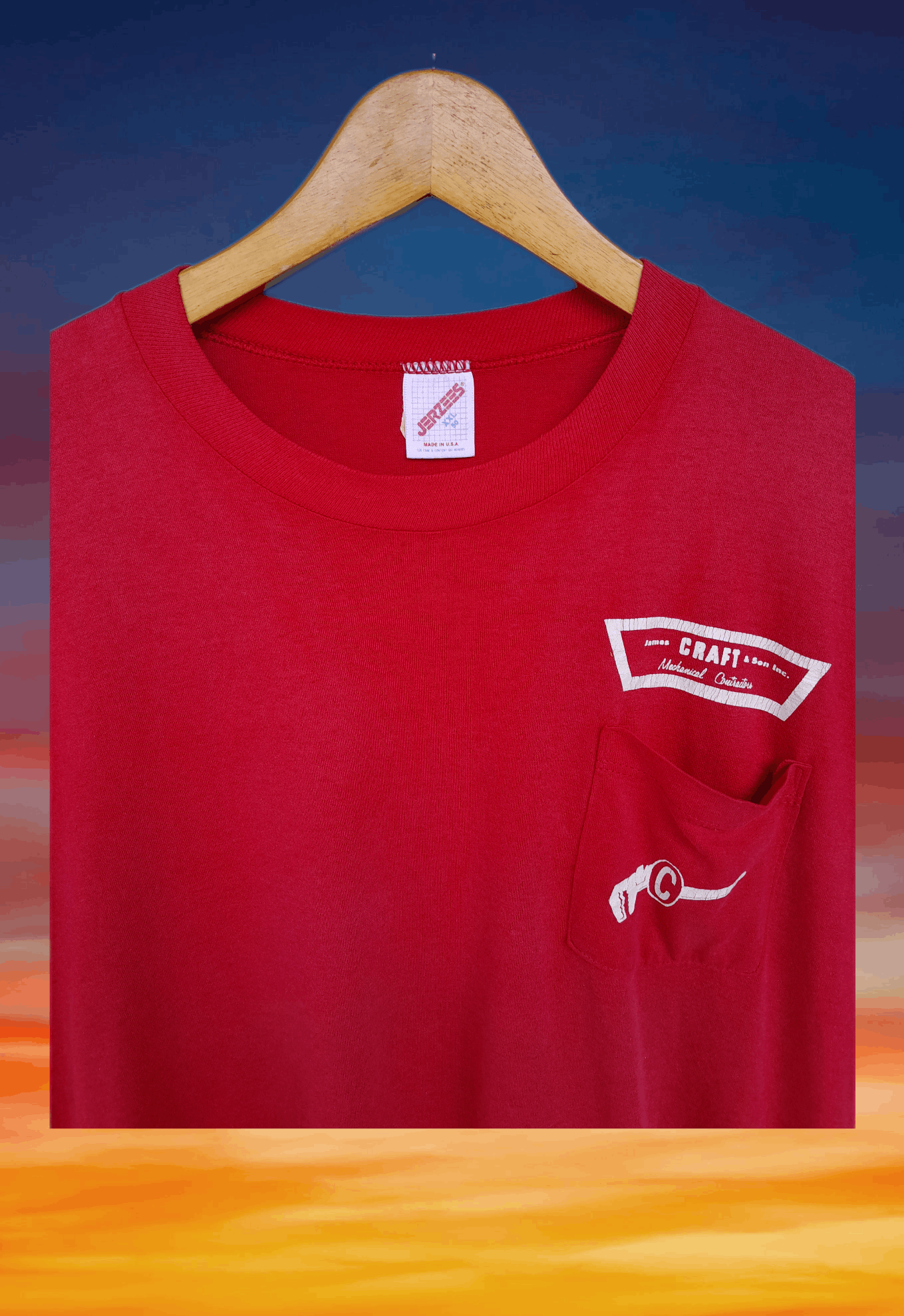 Live Mechanics × Vintage Vintage 90s James Craft and Son inc. Mechanical t-shirt Size US XXL / EU 58 / 5 - 4 Thumbnail