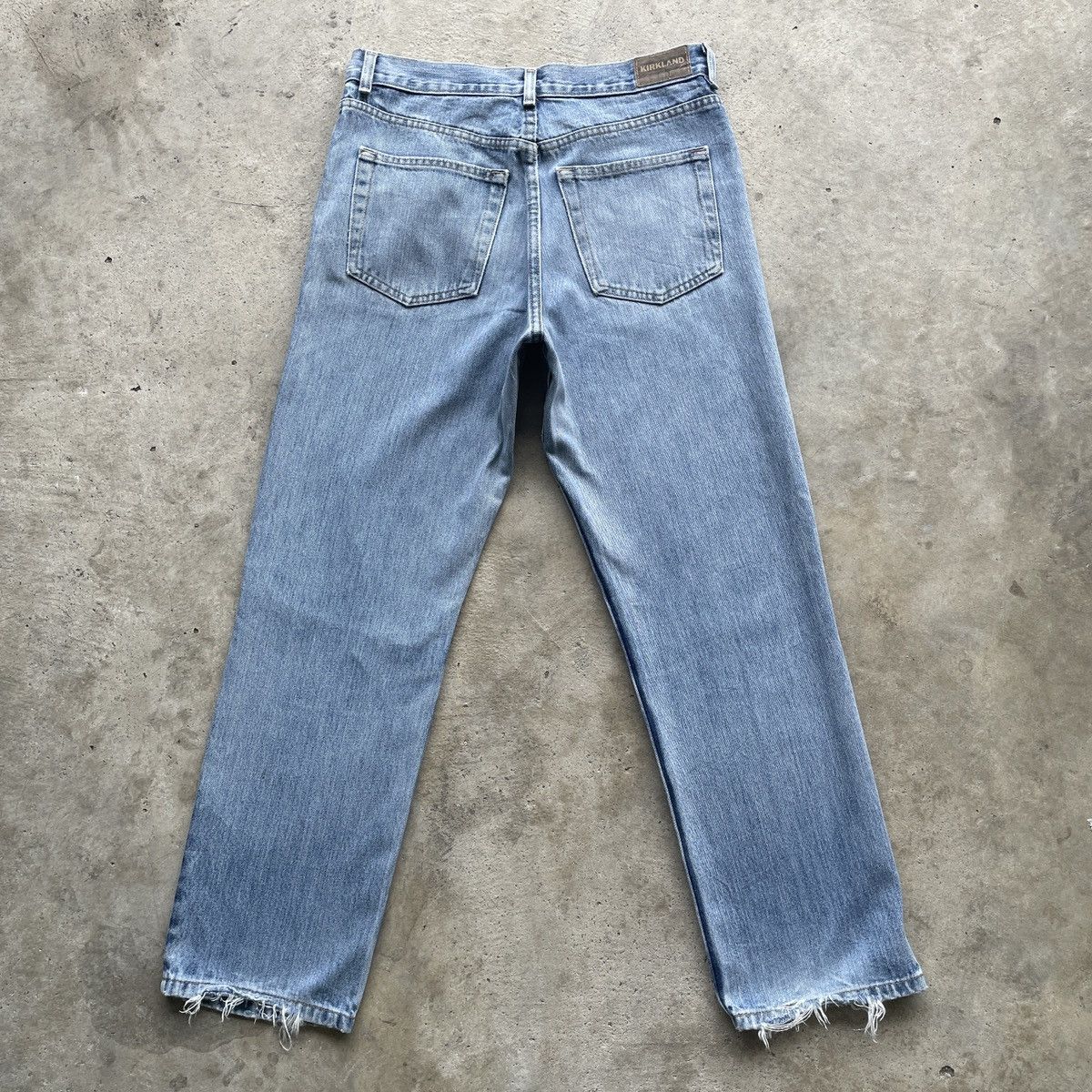 Kirkland Signature Vintage Kirkland Jeans Distressed Denim Pants Faded W32x30 Size US 32 / EU 48 - 12 Thumbnail