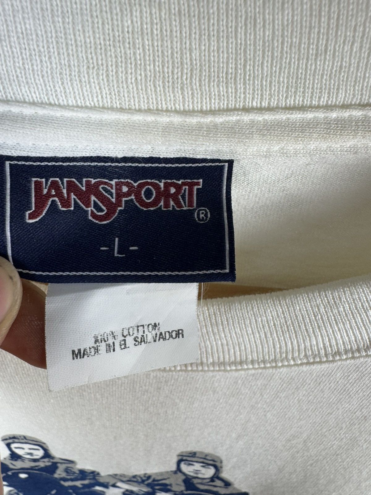 Jansport 90’s Deadstock JanSport Norte Dame fighting Irish tee Size US L / EU 52-54 / 3 - 4 Thumbnail