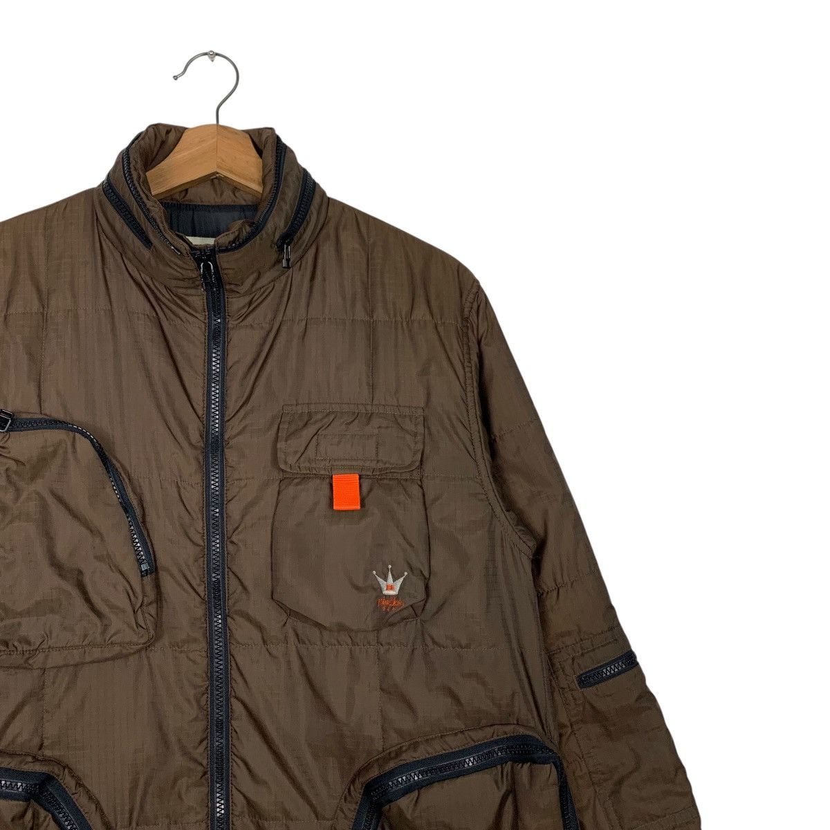 Japanese Brand BLUE CROSS 4 Pocket Utility Nylon Jacket #2513-C113 Size US S / EU 44-46 / 1 - 5 Thumbnail