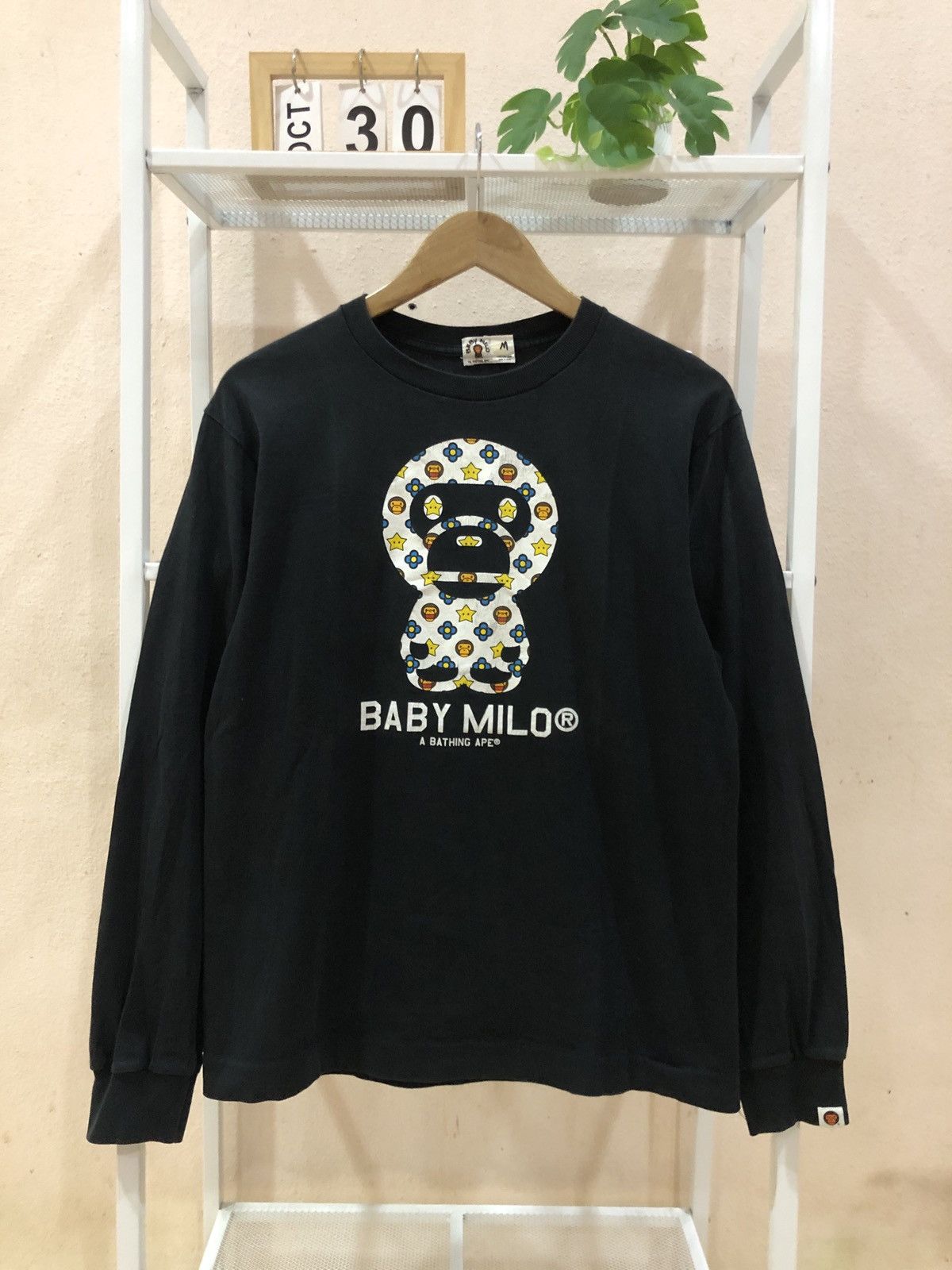 Bape OG 2005 Baby Milo Monogram L/s Shirts Size US M / EU 48-50 / 2 - 1 Thumbnail