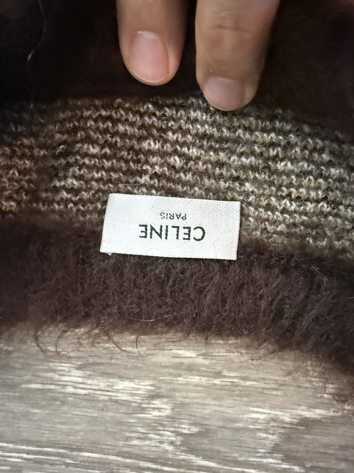 Celine Celine FW24 mohair heavy knit sweater Size US L / EU 52-54 / 3 - 2 Thumbnail