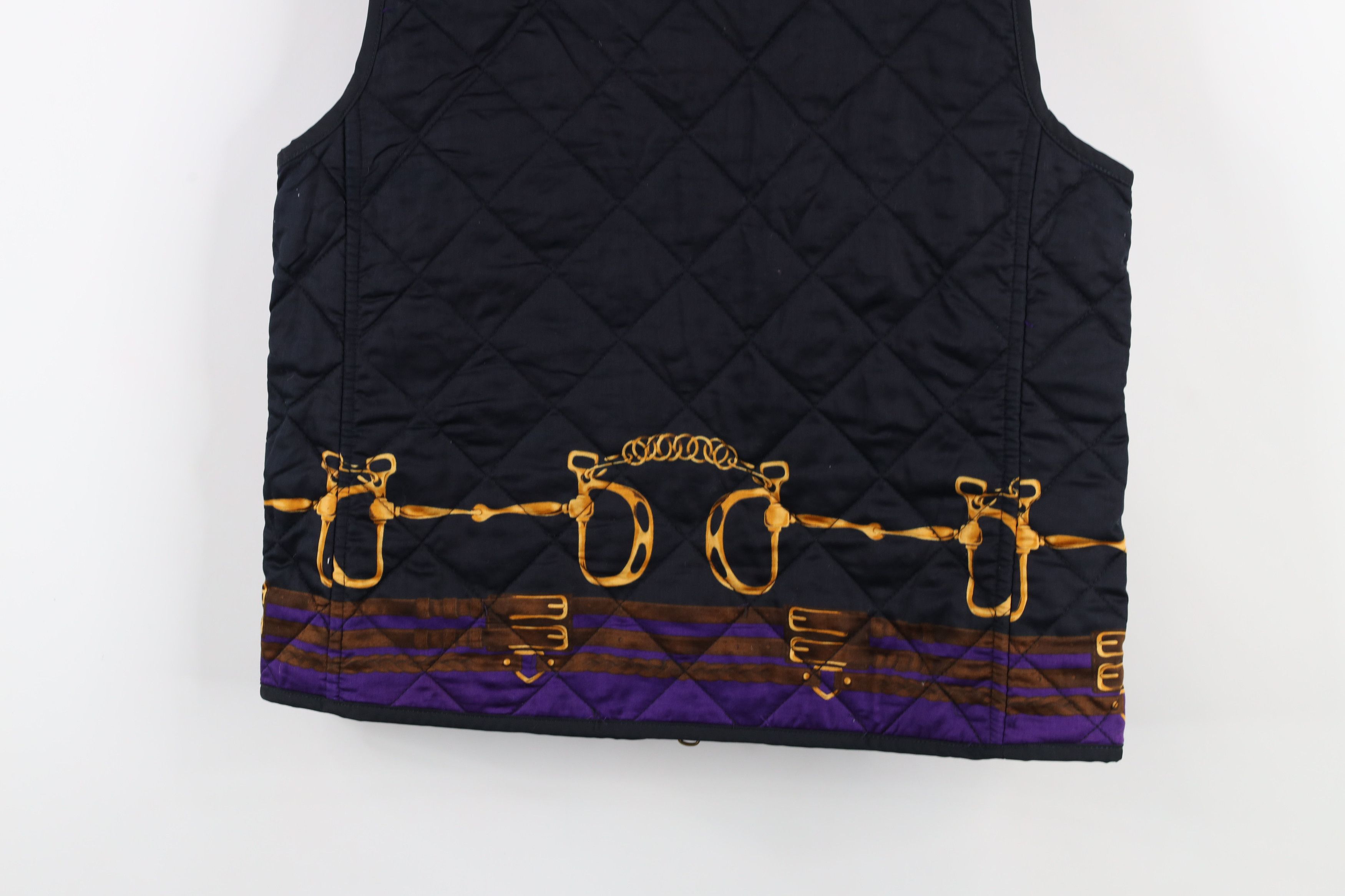 Ralph Lauren × Vintage Vintage 90s Ralph Lauren Quilted Reversible Vest Jacket Size M / US 6-8 / IT 42-44 - 9 Thumbnail