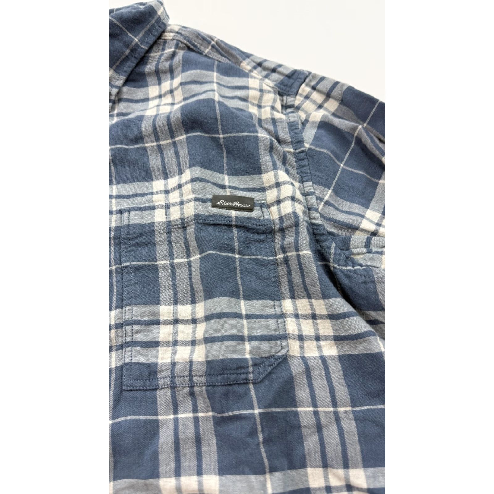 Eddie Bauer Eddie Bauer Shirt Mens M Blue Plaid Classic Fit Button-Down Long Sleeve Size US M / EU 48-50 / 2 - 4 Thumbnail