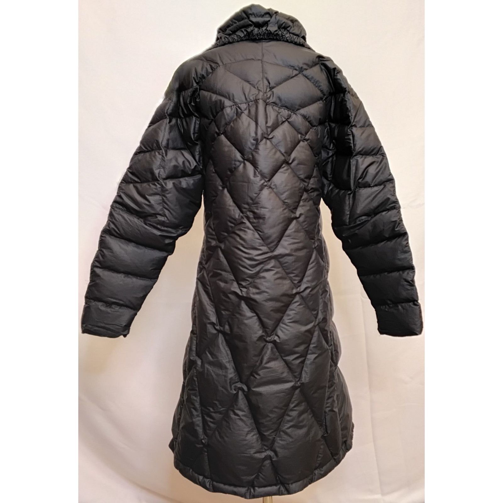 nau Nau Down Parka Coat Women's M Long Black Lightweight Size M / US 6-8 / IT 42-44 - 4 Thumbnail
