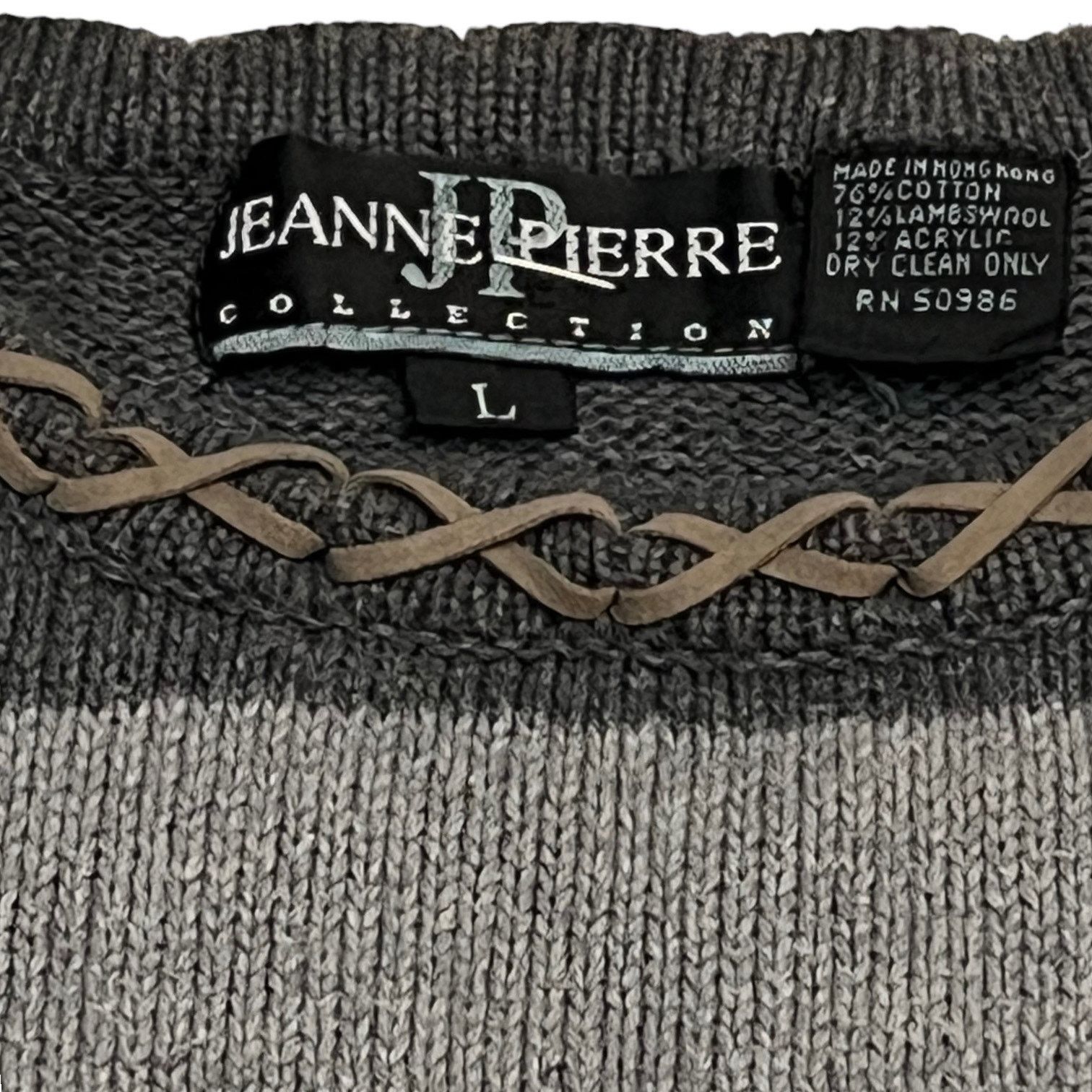 Other Jean Pierre Collection Women's Stripe Pullover Sweater Size L / US 10 / IT 46 - 3 Thumbnail