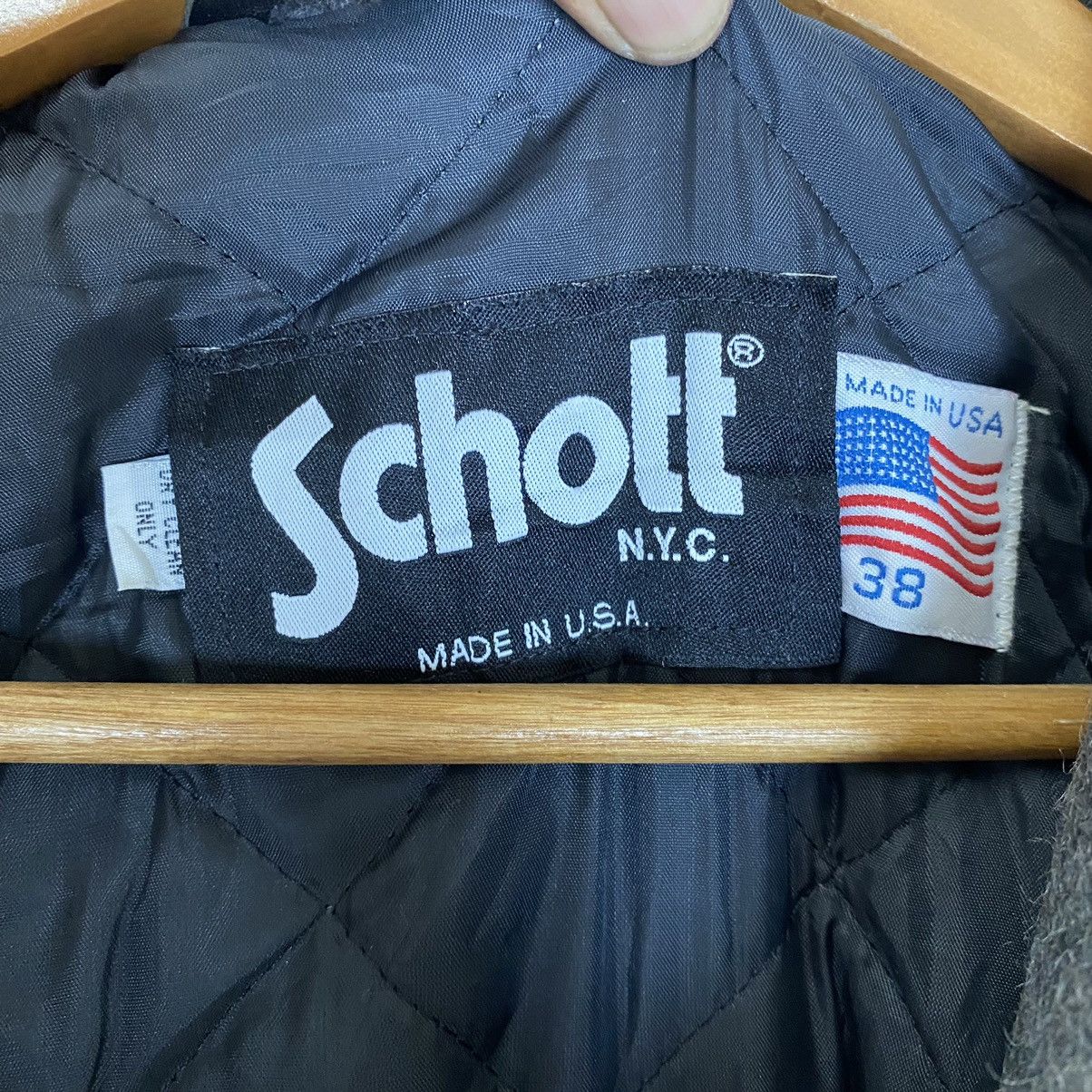 Schott ✨Vintage Schott NYC wool worker style zipper jacket Size US M / EU 48-50 / 2 - 9 Thumbnail