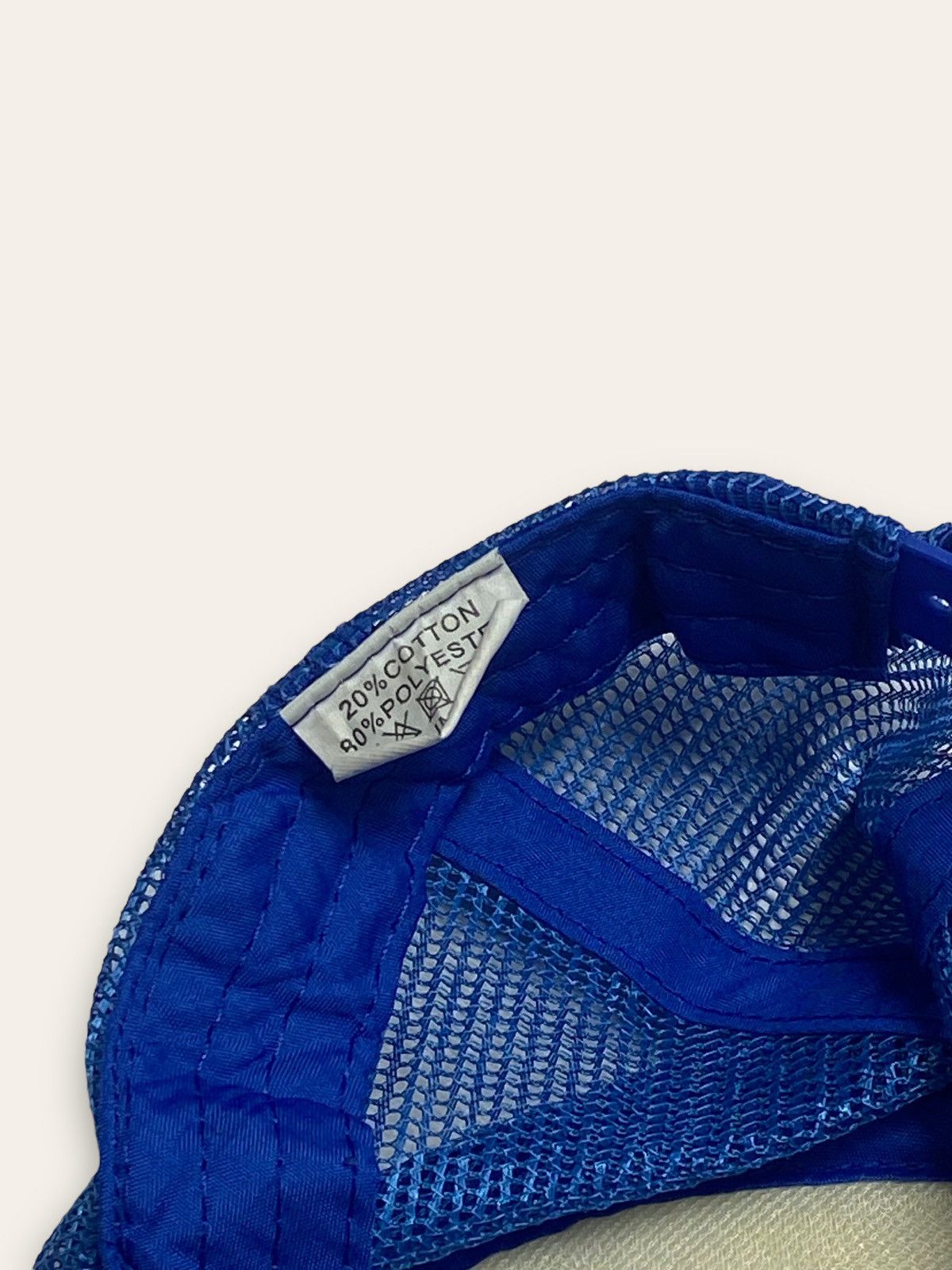 Hat Club Vintage THE INDIAN SKELETON DRINK White Blue Cap Y2K Size ONE SIZE - 7 Thumbnail