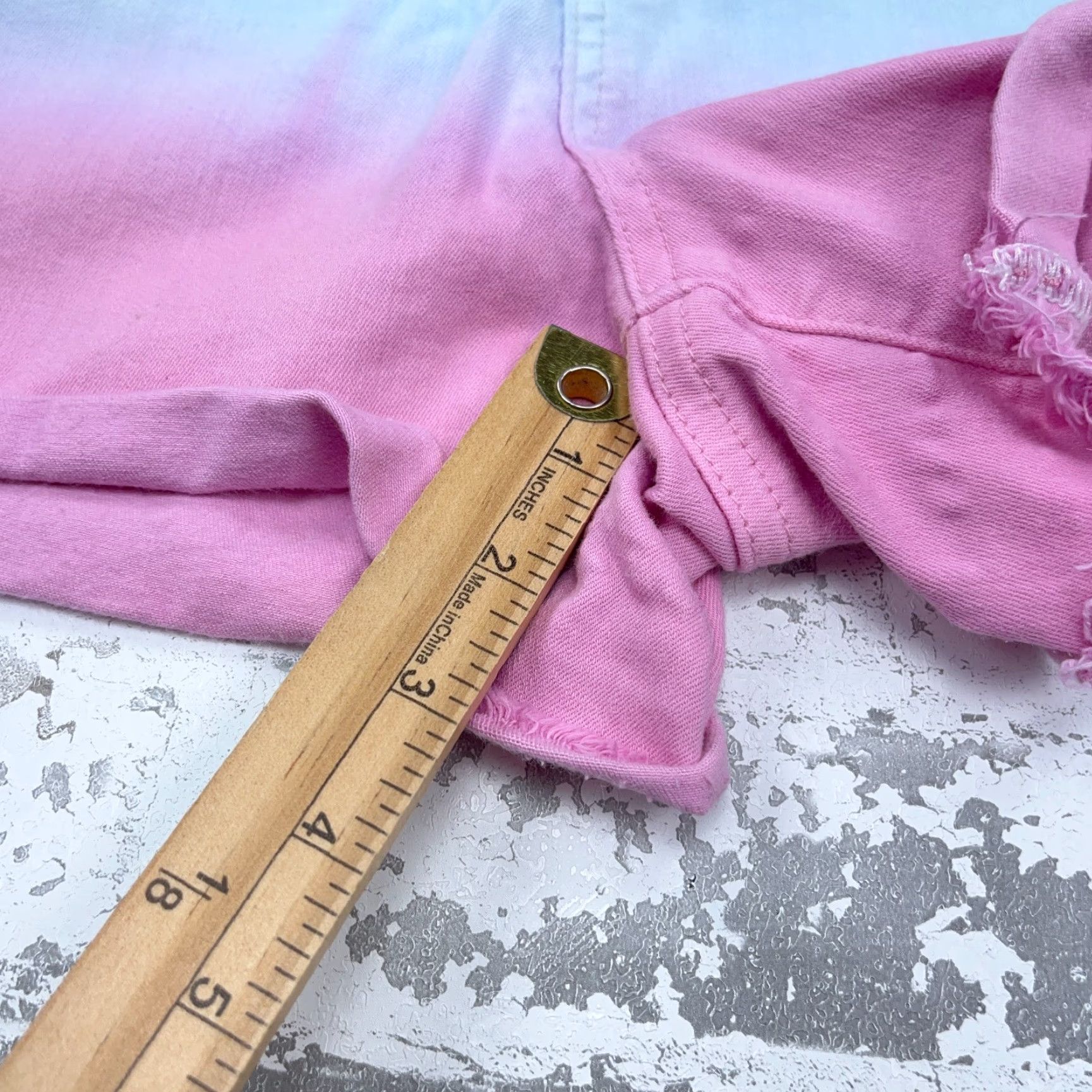 Vintage Judy Blue Shorts Women Medium Cut Off Jorts Yellow Pink Blue Ladies 29" Waist Size 32" / US 10 / IT 46 - 7 Thumbnail