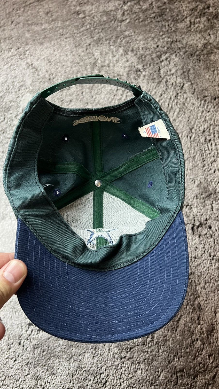 Sessions VTG 90’s Sessions skateboards vintage rare made in usa hat Size ONE SIZE - 3 Thumbnail