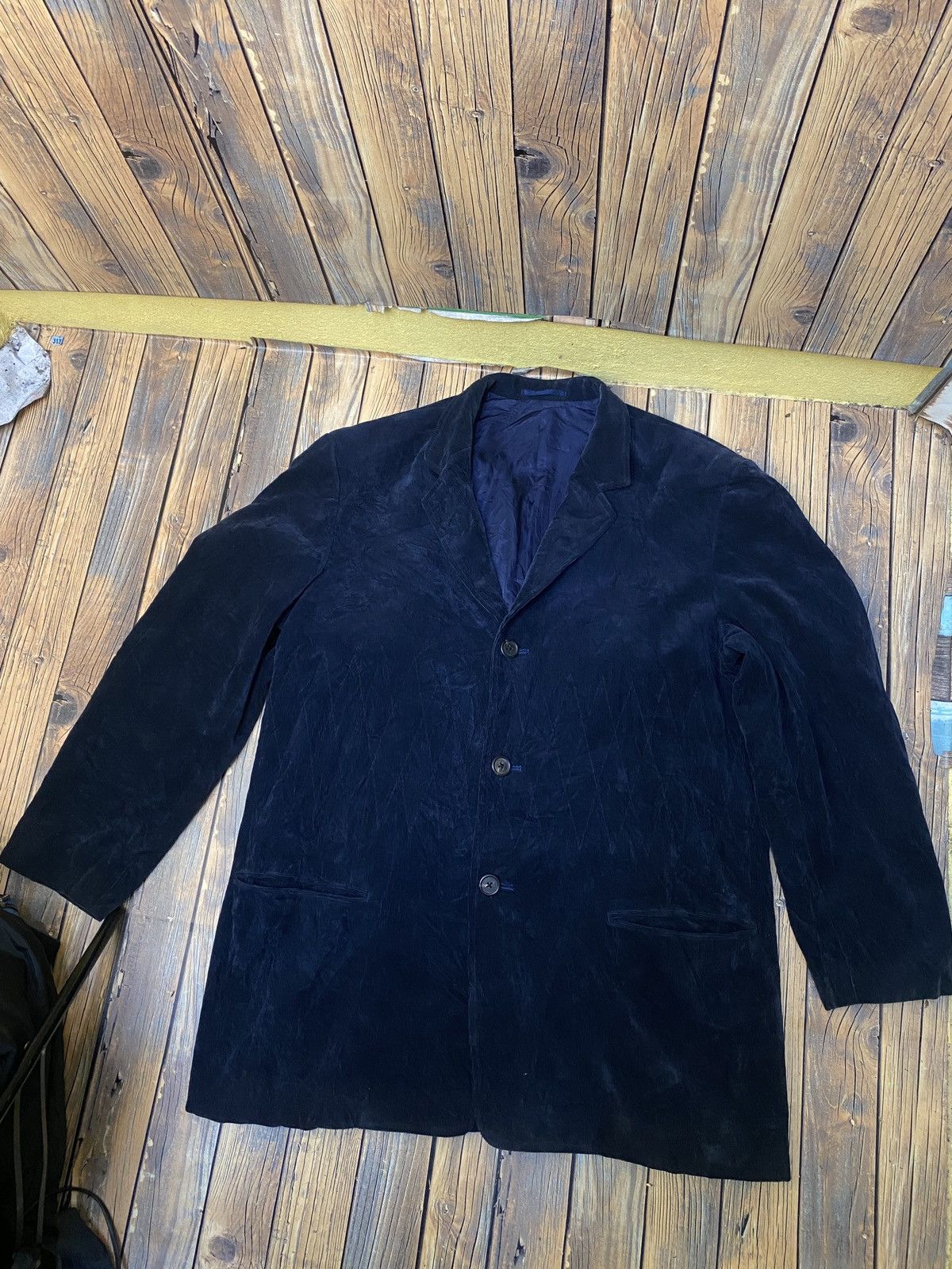 Y's for Men × Yohji Yamamoto Ys for men by yohji yamamoto blue velvet jacket Size US M / EU 48-50 / 2 - 11 Thumbnail