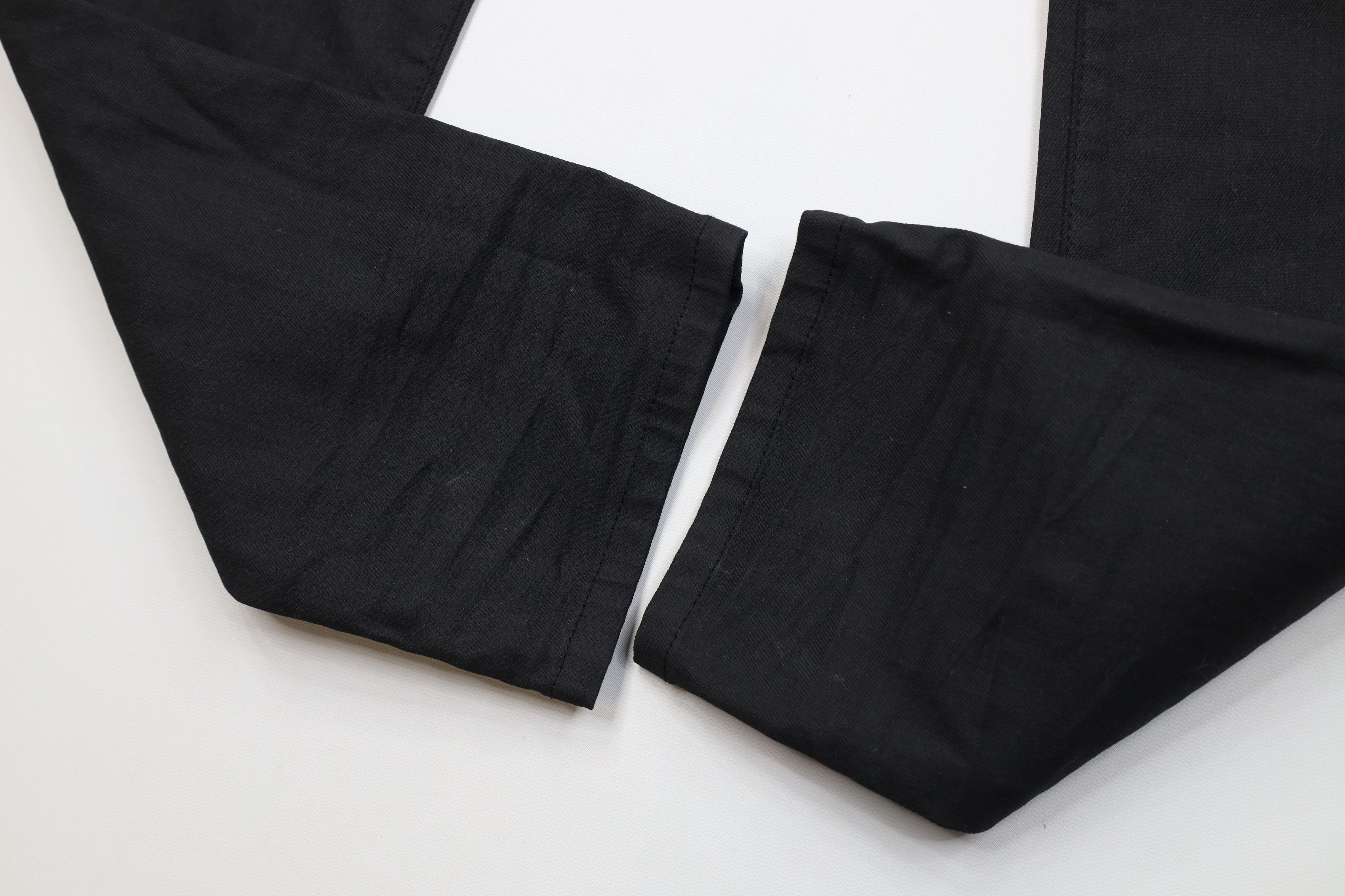 Express Express Alec Waxed Cotton Super Skinny Fit Denim Jeans Black Size US 34 / EU 50 - 6 Thumbnail