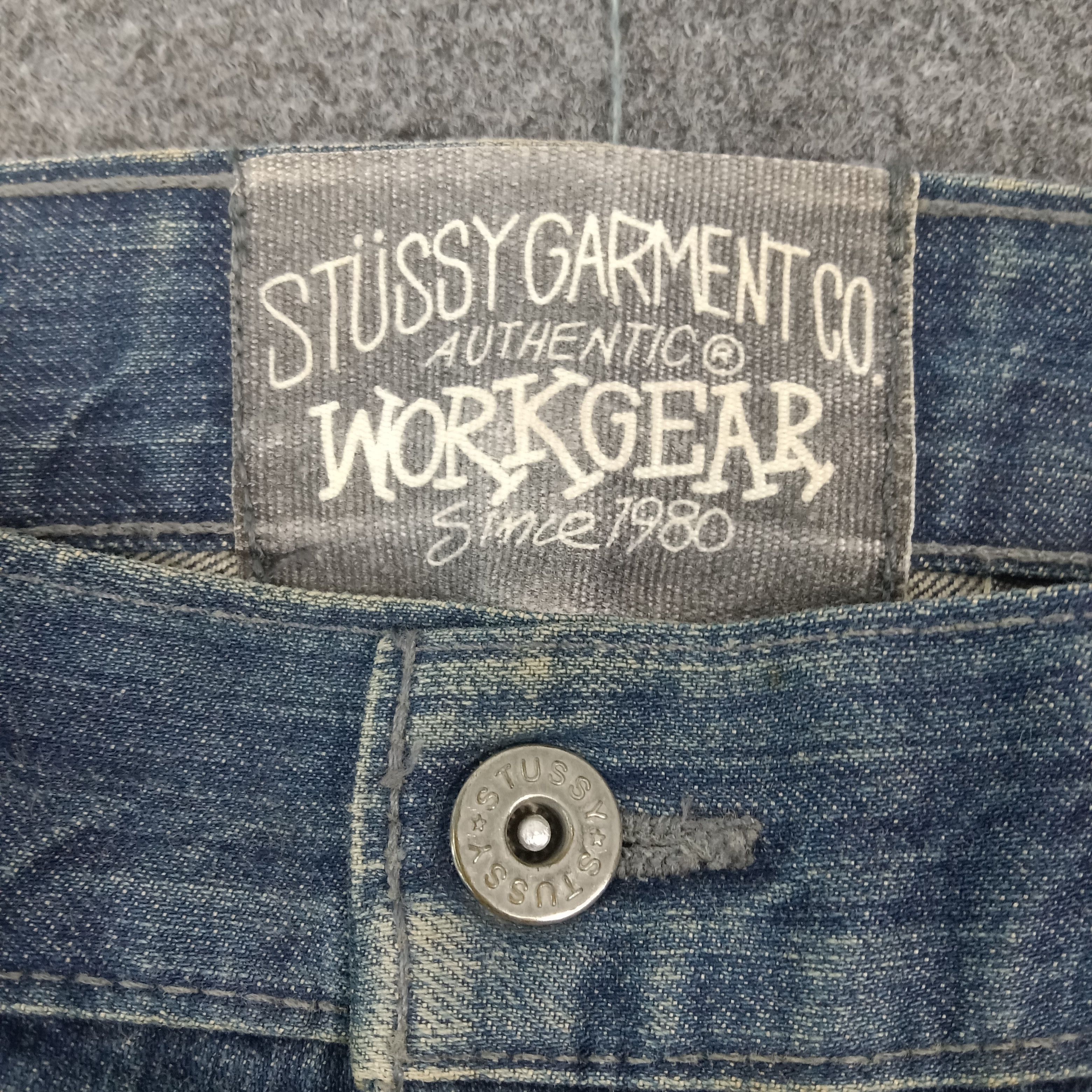 Stussy Stussy Authentic American Custom Logo Denim Jeans C265N5 Size US 34 / EU 50 - 7 Thumbnail