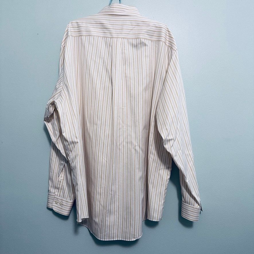 Brooks Brothers Brooks Brothers yellow striped button down Size US XL / EU 56 / 4 - 3 Thumbnail