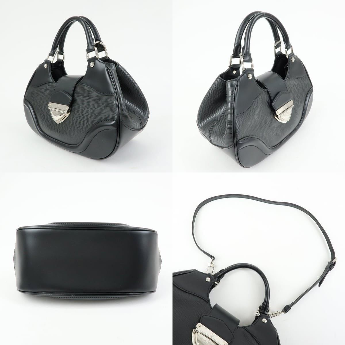 Louis Vuitton Louis Vuitton Epi Sac Montaigne Shoulder Bag Black Size ONE SIZE - 3 Thumbnail