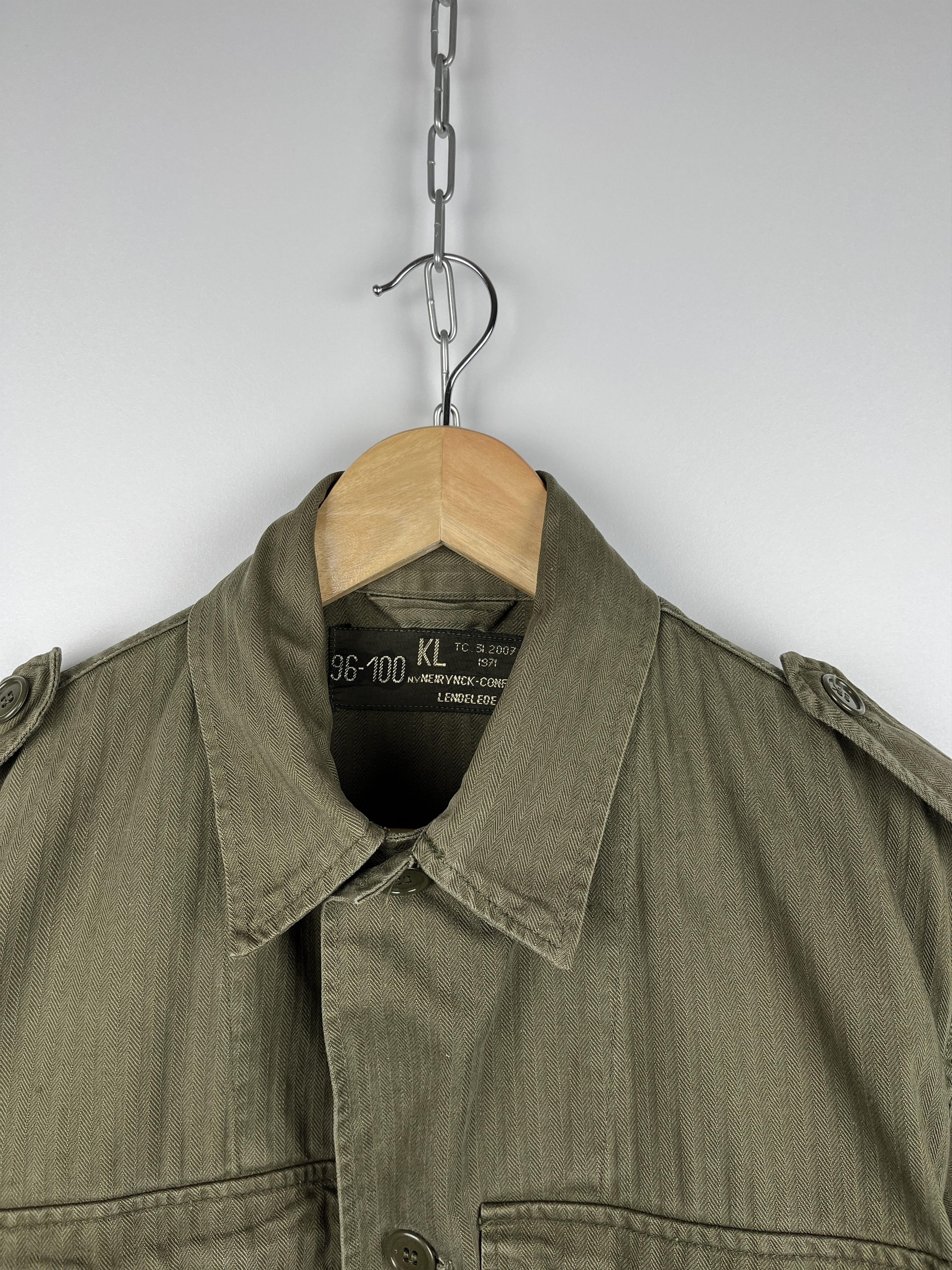 Le Laboureur 70s Vintage Neirynck-Confectie Lendelede Army Field Jacket Size US M / EU 48-50 / 2 - 8 Thumbnail