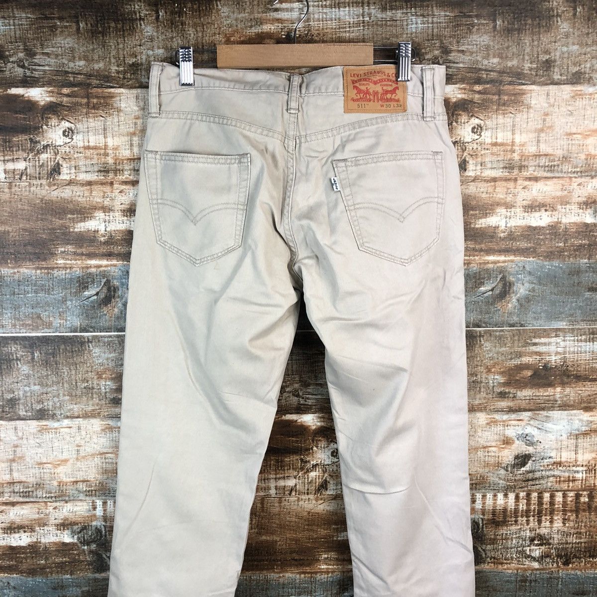 Levi's DL Levis 511 Brown Casual Cargo Pants #C196 Size US 30 / EU 46 - 13 Thumbnail