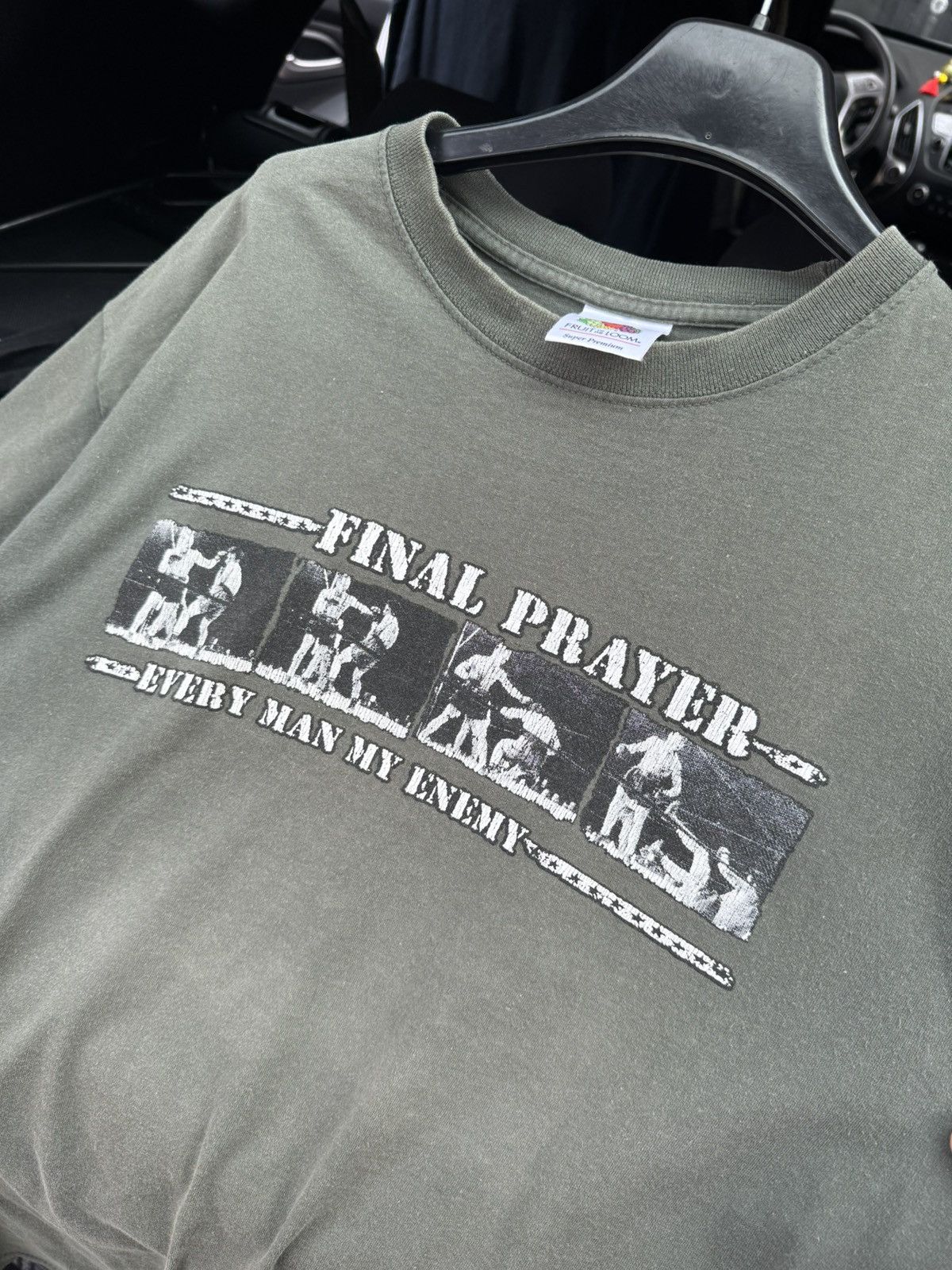 Band Tees Vintage FINAL PRAYER MY ENEMY Hardcore Punk Band Tee Faded Size US L / EU 52-54 / 3 - 1 Thumbnail