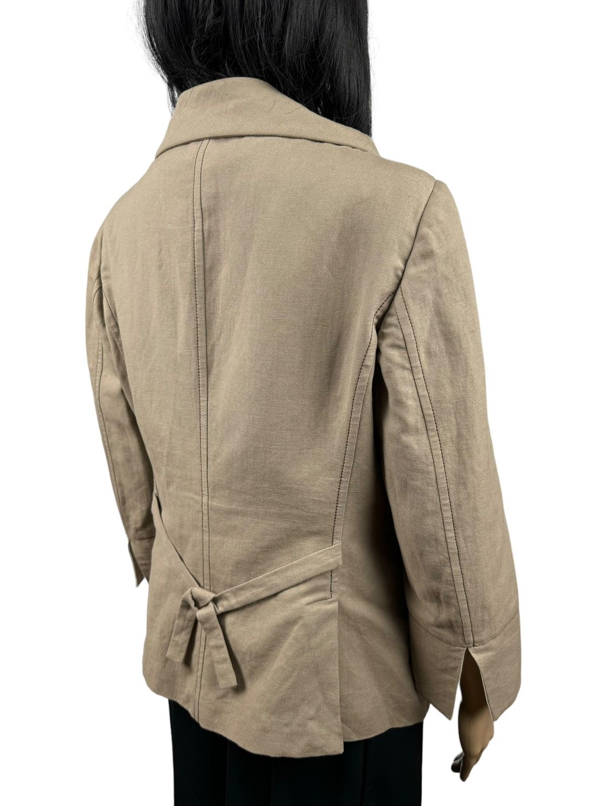 Brunello Cucinelli Brunello Cucinelli Jacket Linen-Cotton 3/4 Sleeve size 44 Size M / US 6-8 / IT 42-44 - 10 Thumbnail