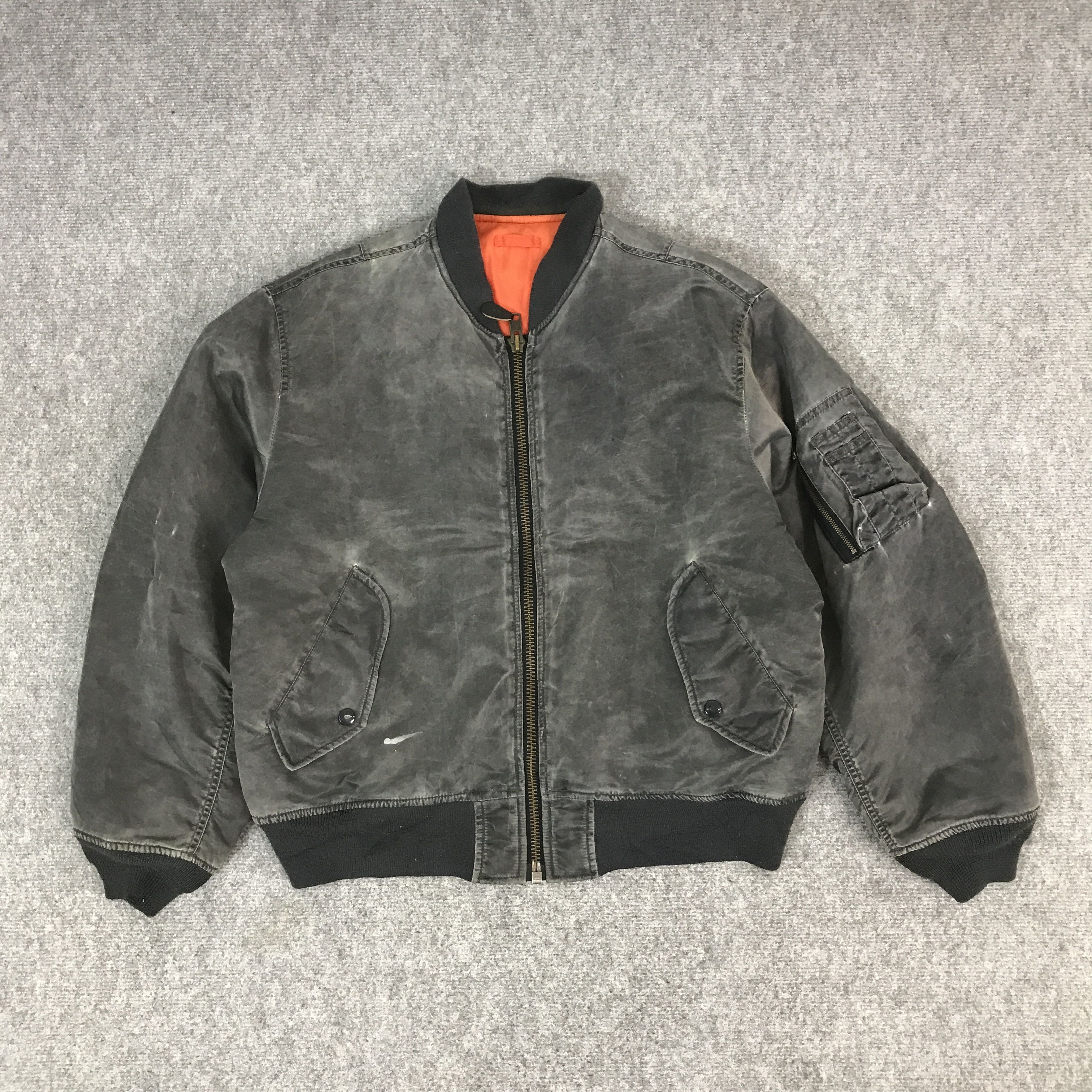 Japanese Brand VTG AIR FORCE INTERMEDIATE MA-1 BOMBER JACKET JACKET Size US L / EU 52-54 / 3 - 1 Thumbnail