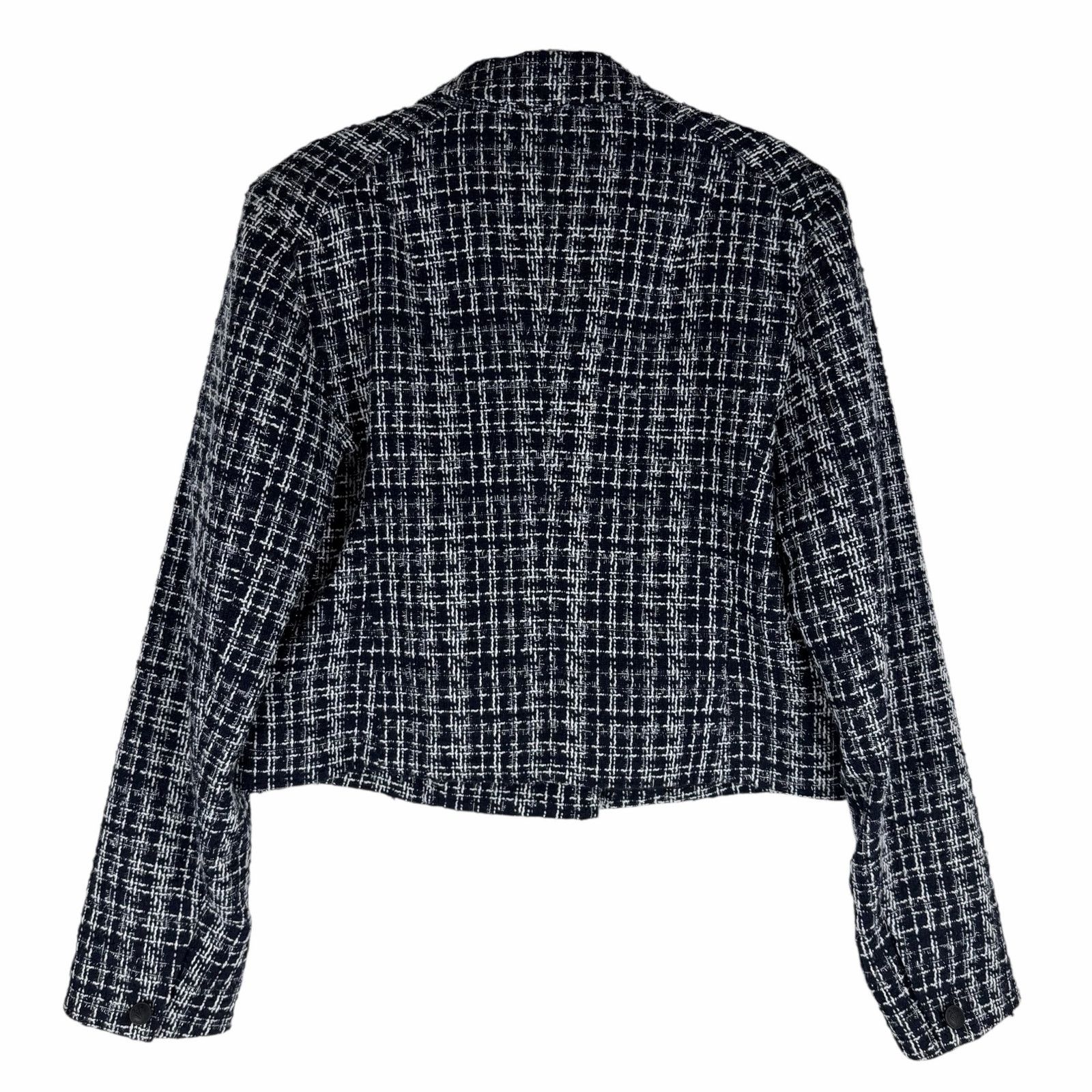 Rag & Bone Rag & Bone Elvy Tweed Double Breasted Blazer Navy Size 12 Size XL / US 12-14 / IT 48-50 - 8 Thumbnail