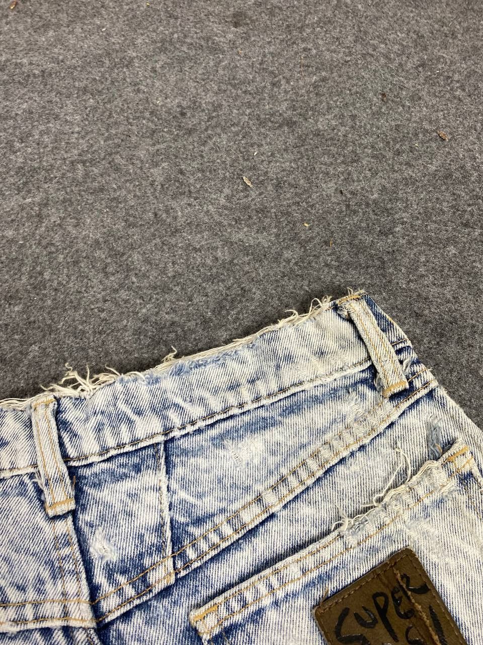 Japanese Brand bobson japanese brand acid wash distressed denim Size US 30 / EU 46 - 6 Thumbnail