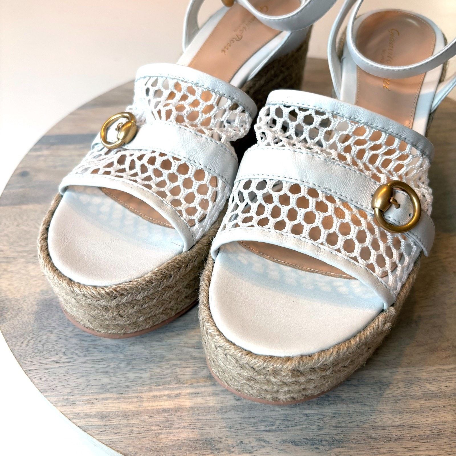 Gianvito Rossi Gianvito Rossi Espadrille Wedge Sandals Heels EU 41 US 11 Size US 11 / IT 41 - 4 Thumbnail