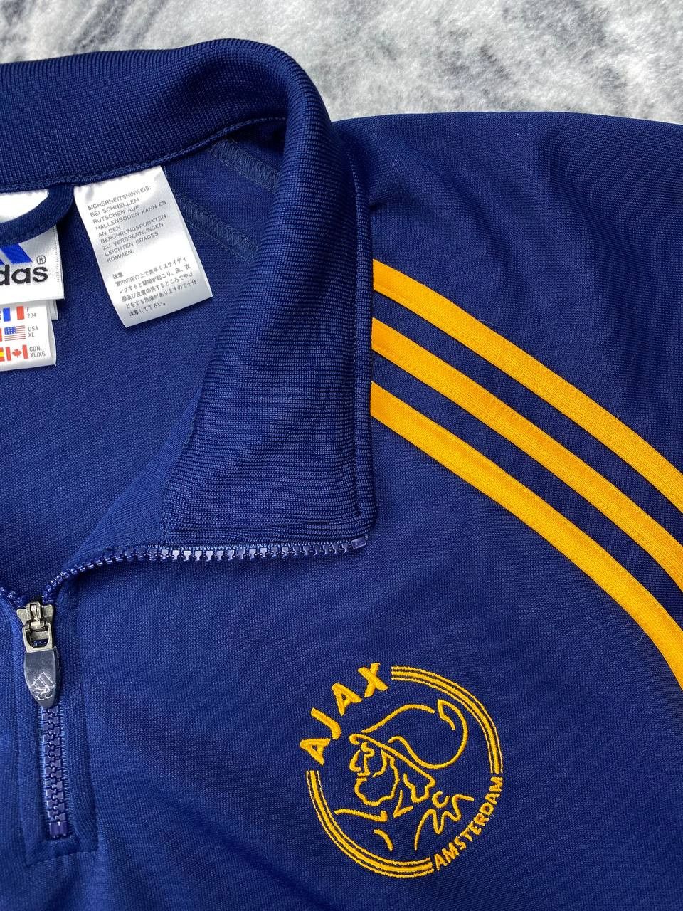 Adidas Vintage Adidas Ajax Amsterdam Sweatshirt Soccer Jacket Size US XL / EU 56 / 4 - 8 Thumbnail
