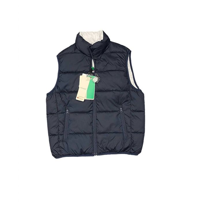 Save the Duck SAVE THE DUCK Men's Reversible Puffer Vest In Navy Blue ...