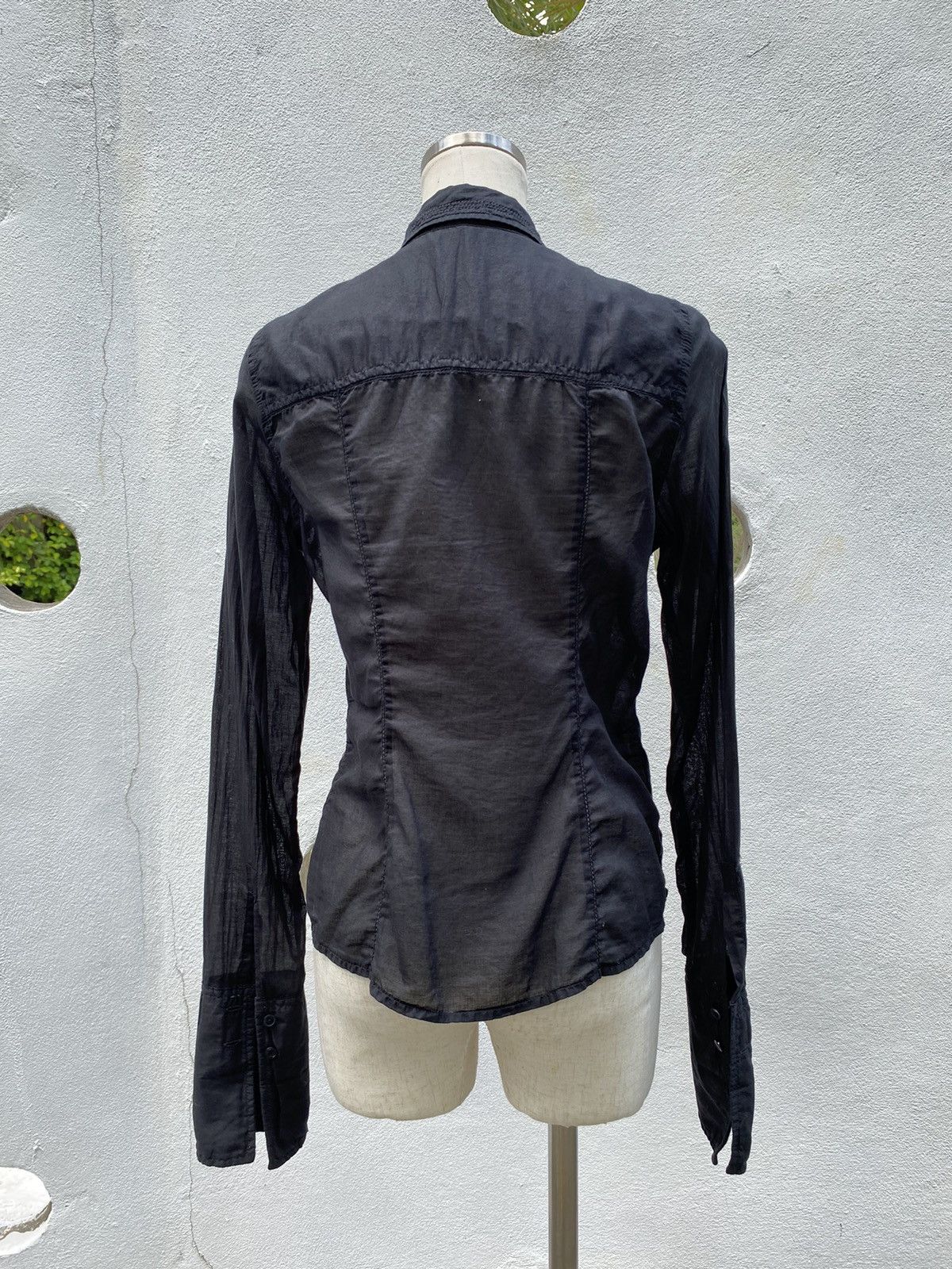 Marithe + Francois Girbaud MARITHE FRANÇOIS GIRBAUD black shirt Size ONE SIZE - 3 Thumbnail