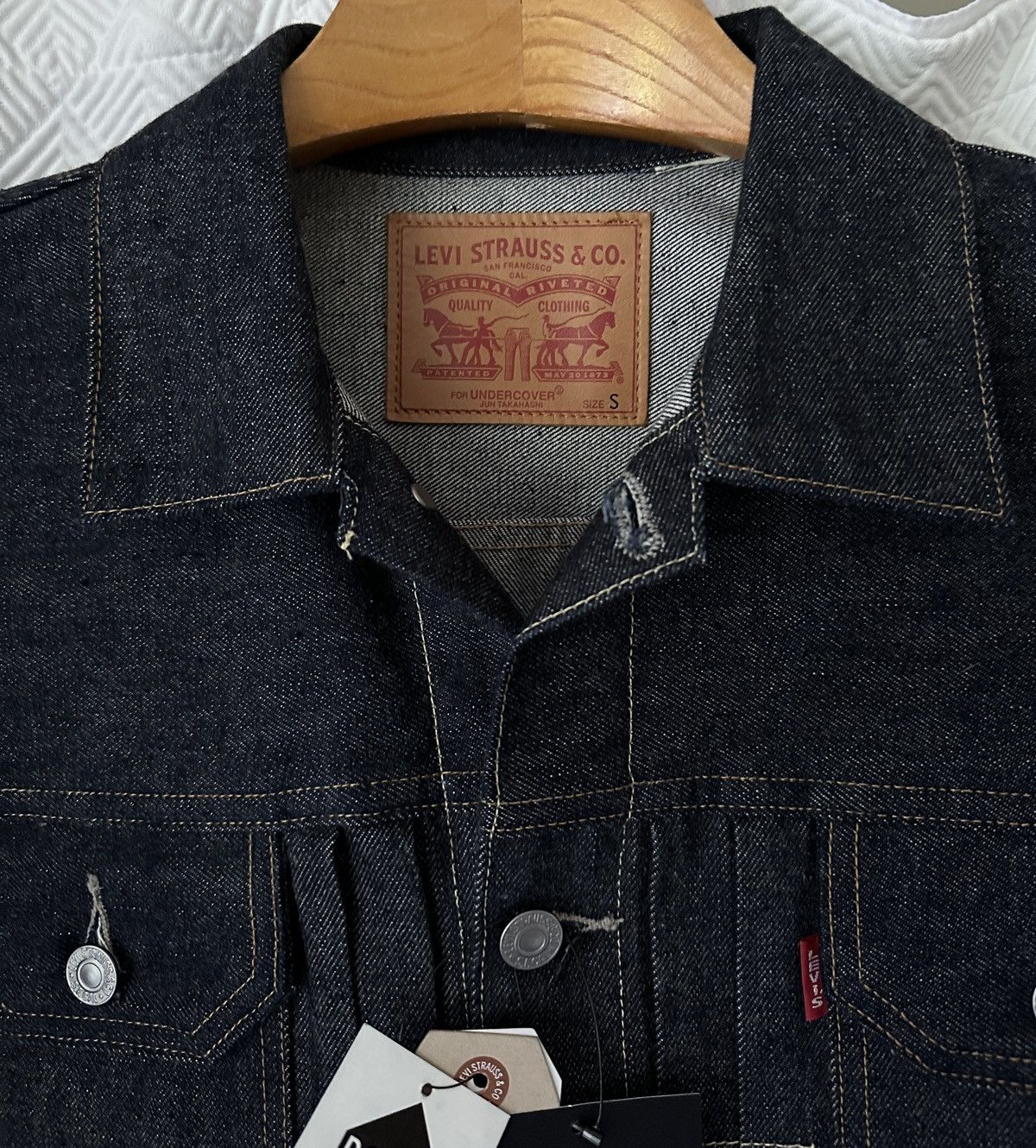 Levi's × Undercover Undercover Jun Takahashi Denim Chore Jacket w/ Tags Size US S / EU 44-46 / 1 - 2 Thumbnail