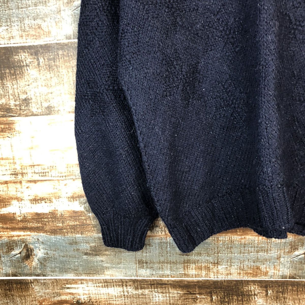Homespun Knitwear × Japanese Brand × Vintage Japanese Dark Blue vintage sweatshirt Knitwear #A1707 Size US M / EU 48-50 / 2 - 7 Thumbnail