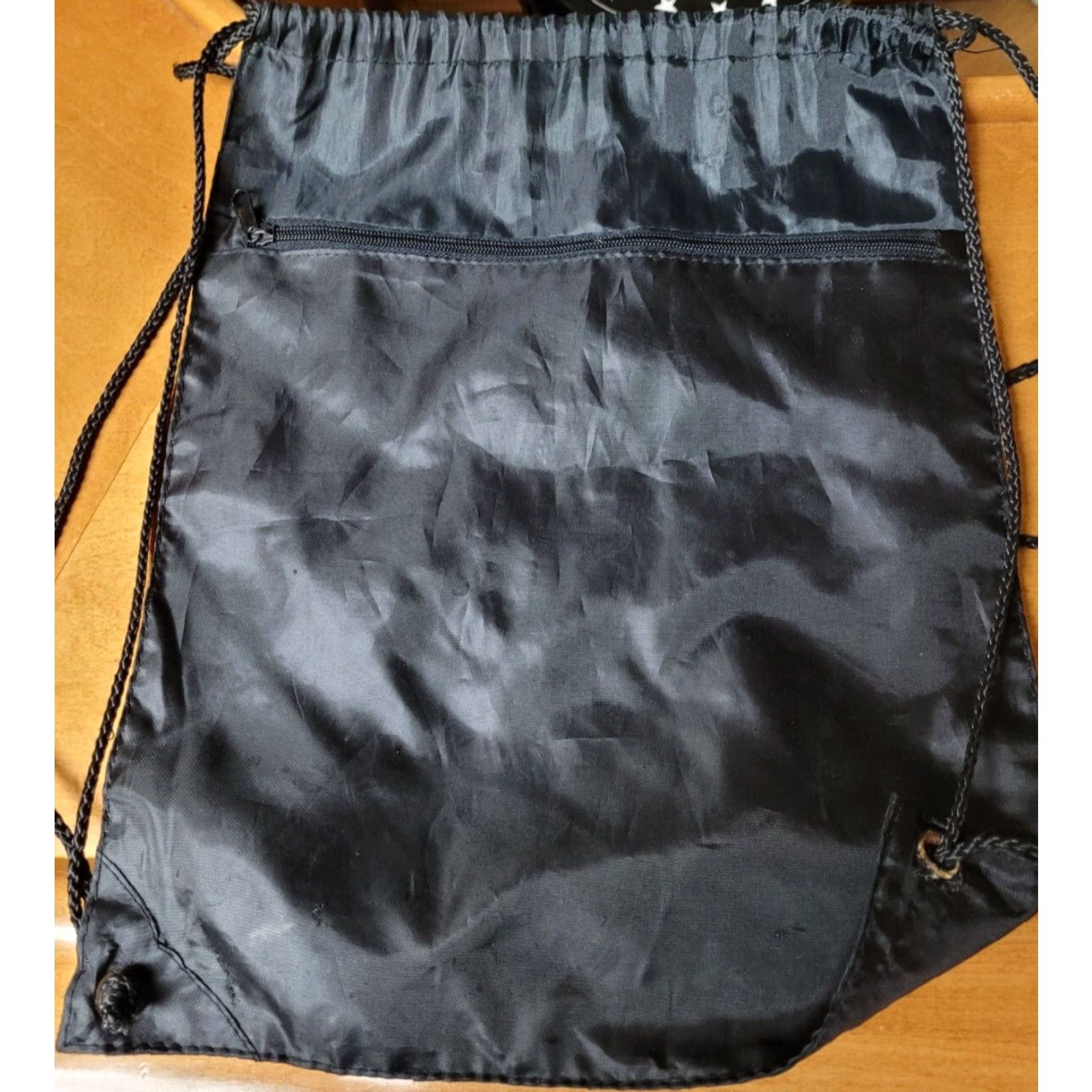 Vintage Trinidad And Tobago I Am A Trini Cinch Backpack Mens Medium Black Nylon Polyester Size ONE SIZE - 4 Thumbnail