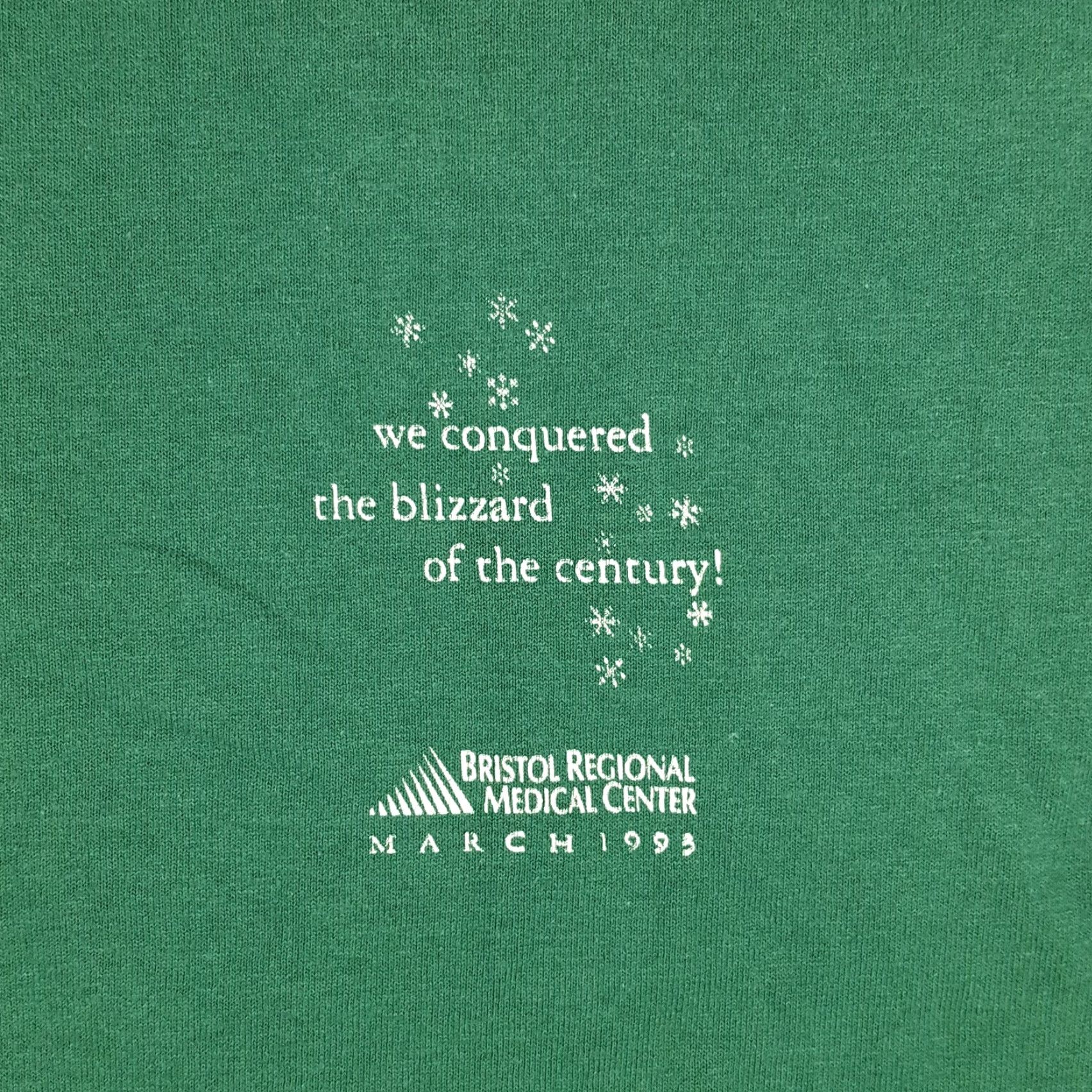 Etro Vintage Blizzard Of The Century 90s Snow Grunge T-Shirt Men's Size Medium Retro Winter Green Cotton Logo Embroidered 11 Size US M / EU 48-50 / 2 - 3 Thumbnail