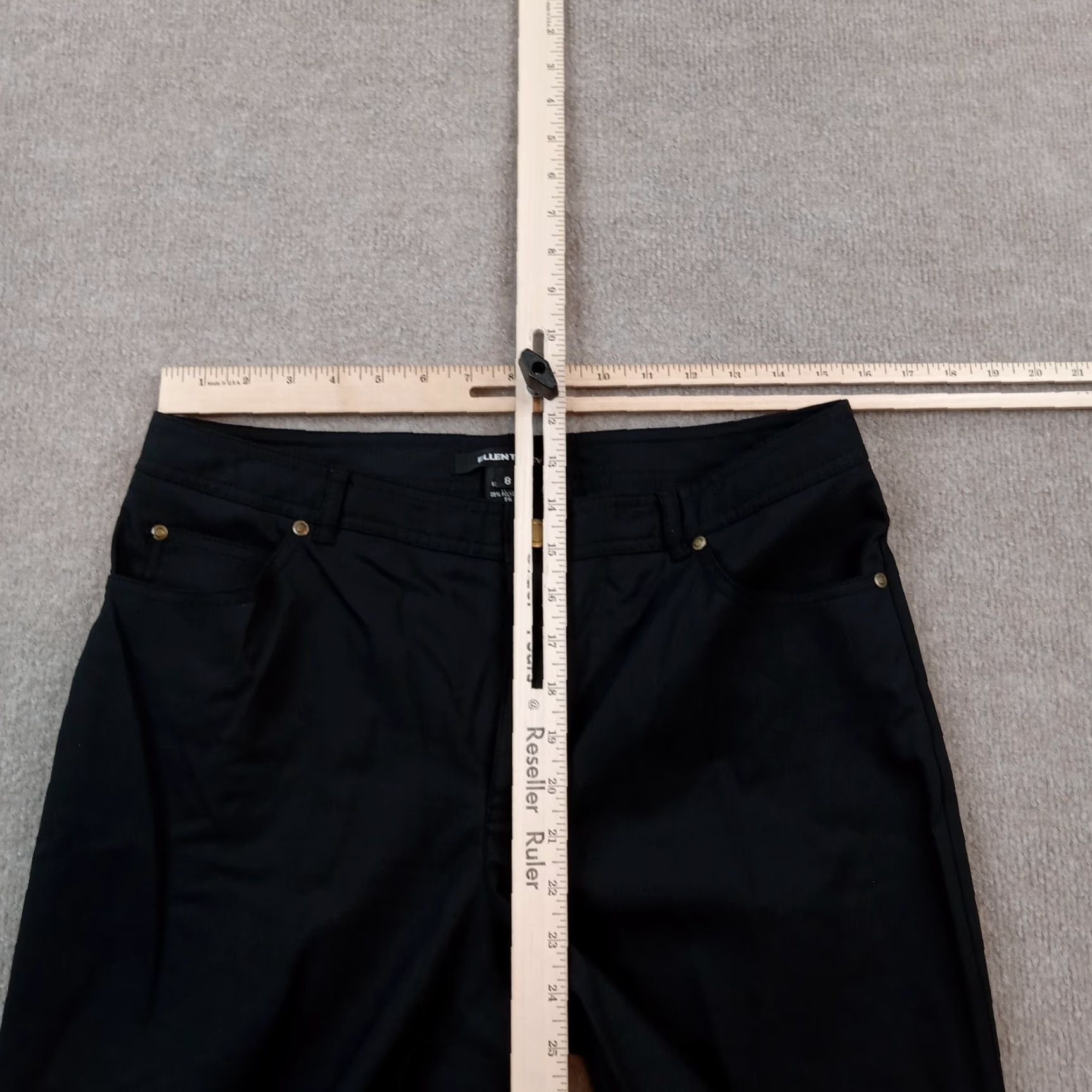 Ellen Tracy Ellen Tracy Black Bootcut Stretch Pants Womens 8 Regular Size 30" / US 8 / IT 44 - 4 Thumbnail