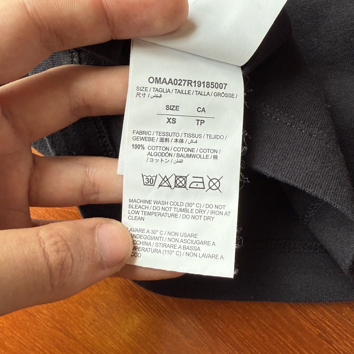 Off-White Off-White dondi tee slim fit size XS black Size US XS / EU 42 / 0 - 6 Thumbnail