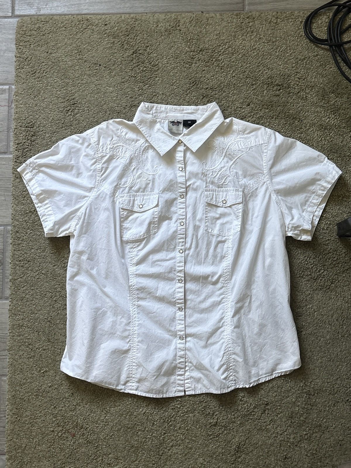 Harley Davidson Harley T-shirt \ Button up Size US S / EU 44-46 / 1 - 1 Thumbnail