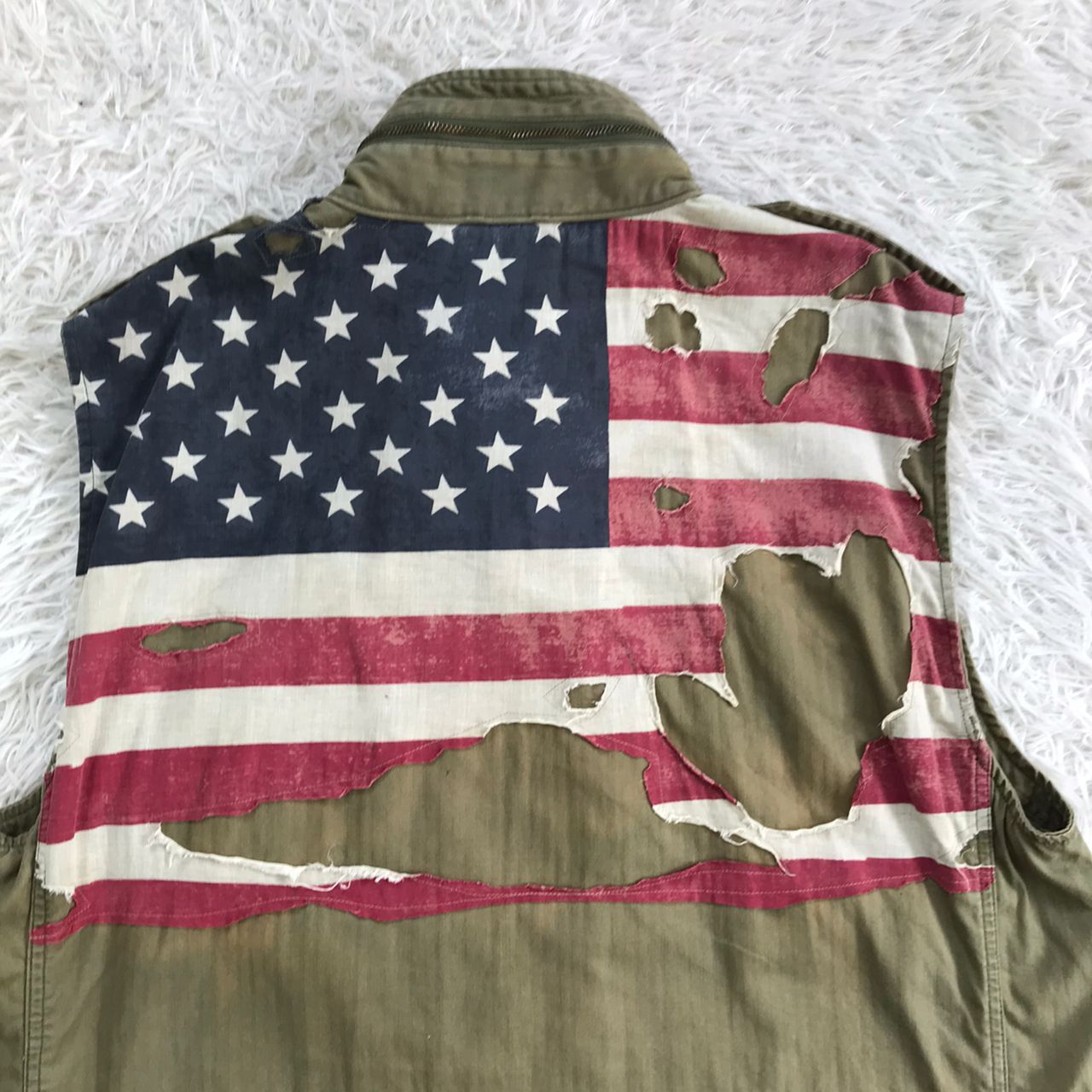 Denim & Supply Ralph Lauren Vintage Denim & Supply Ralph Lauren Military Vest Talon Zip Size US XXL / EU 58 / 5 - 9 Thumbnail