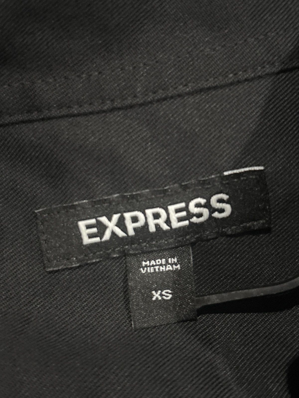 Express Express black button- down long sleeve shirt size XS Size US XS / EU 42 / 0 - 4 Thumbnail