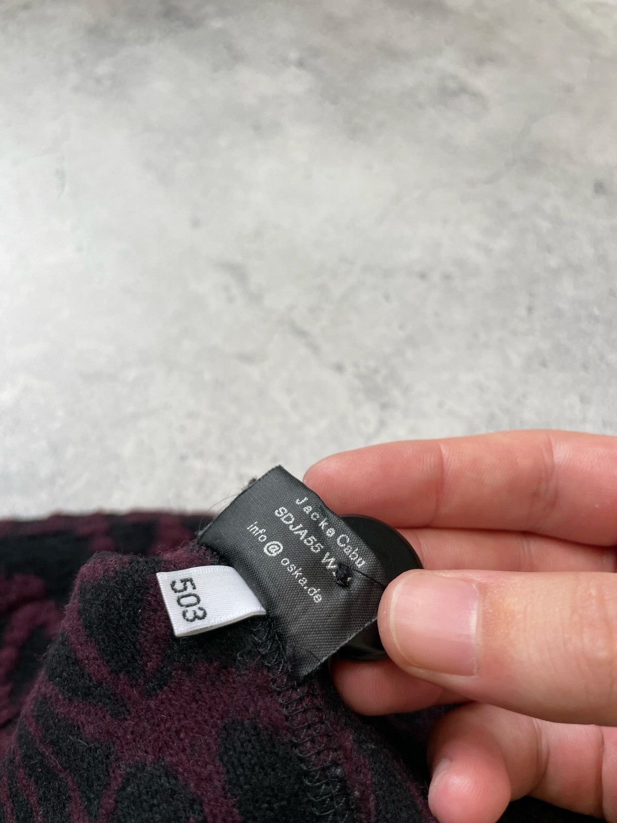 Other Oska 100% Wool Drawing Jacket Cabu Assymetrical Avant-Garde Size M / US 6-8 / IT 42-44 - 7 Thumbnail