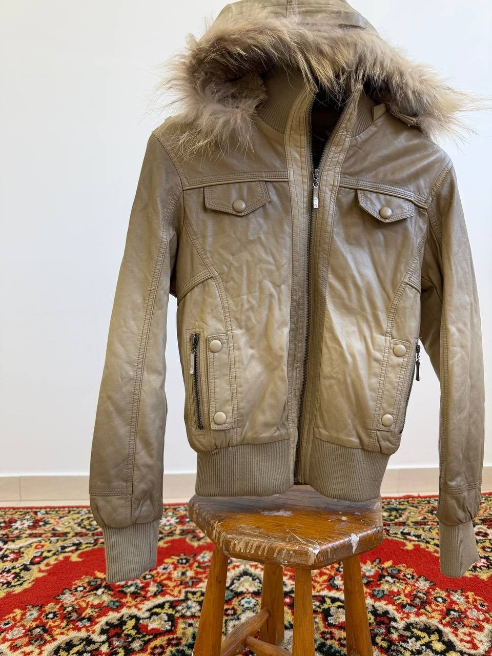 Japanese Brand Avant-Garde Hysteric Glamour Style Archive Fur Jacket Size US S / EU 44-46 / 1 - 5 Thumbnail