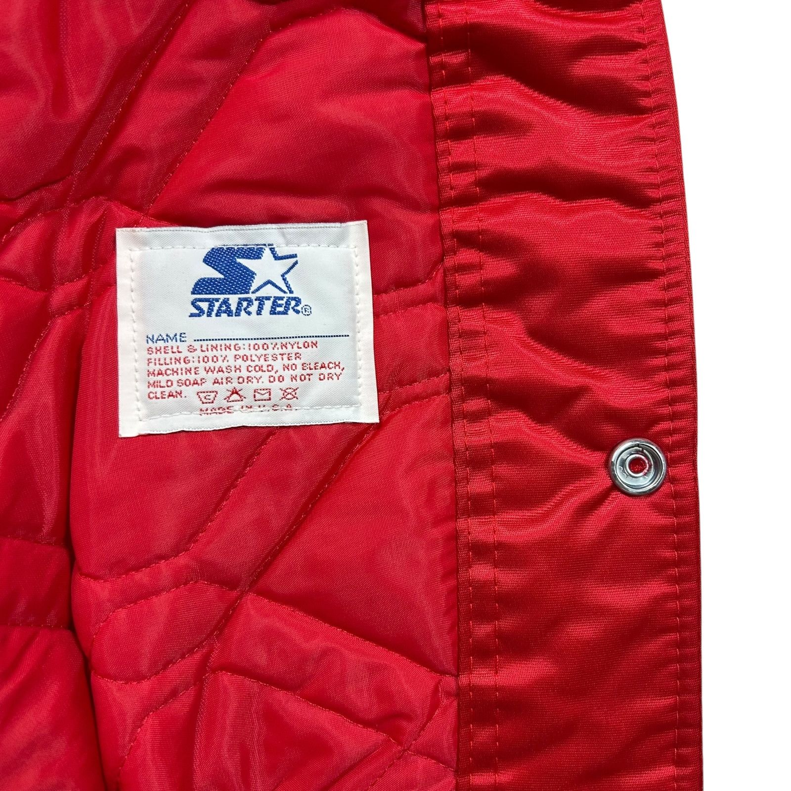 MLB VTG 90s St LOUIS CARDINALS STARTER SATIN BOMBER JACKET L Size US L / EU 52-54 / 3 - 7 Thumbnail