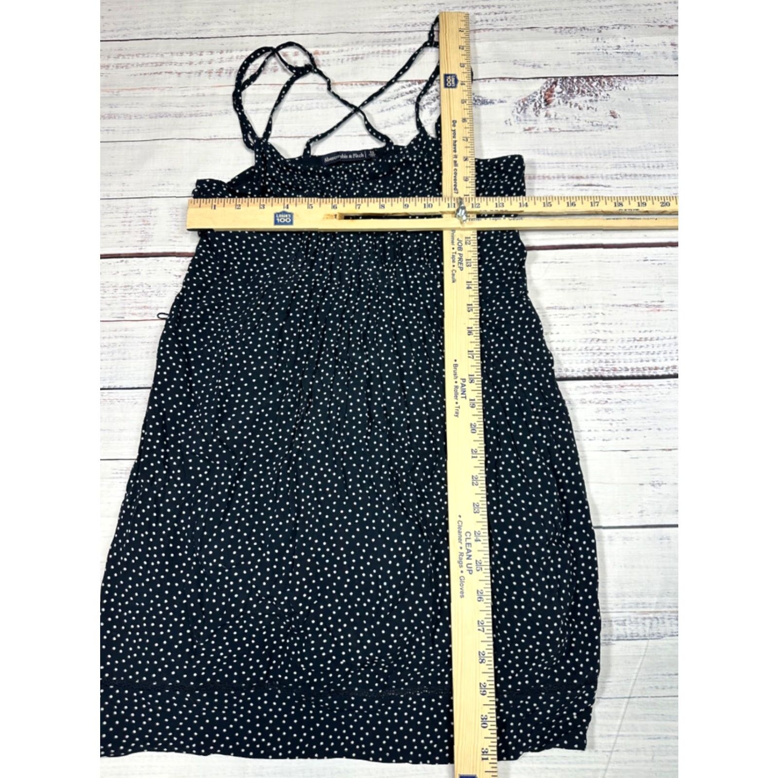 Abercrombie & Fitch Abercrombie & Fitch Womens Tank XS Blue Polka Dot Tunic Tank Top New Size XS / US 0-2 / IT 36-38 - 2 Thumbnail
