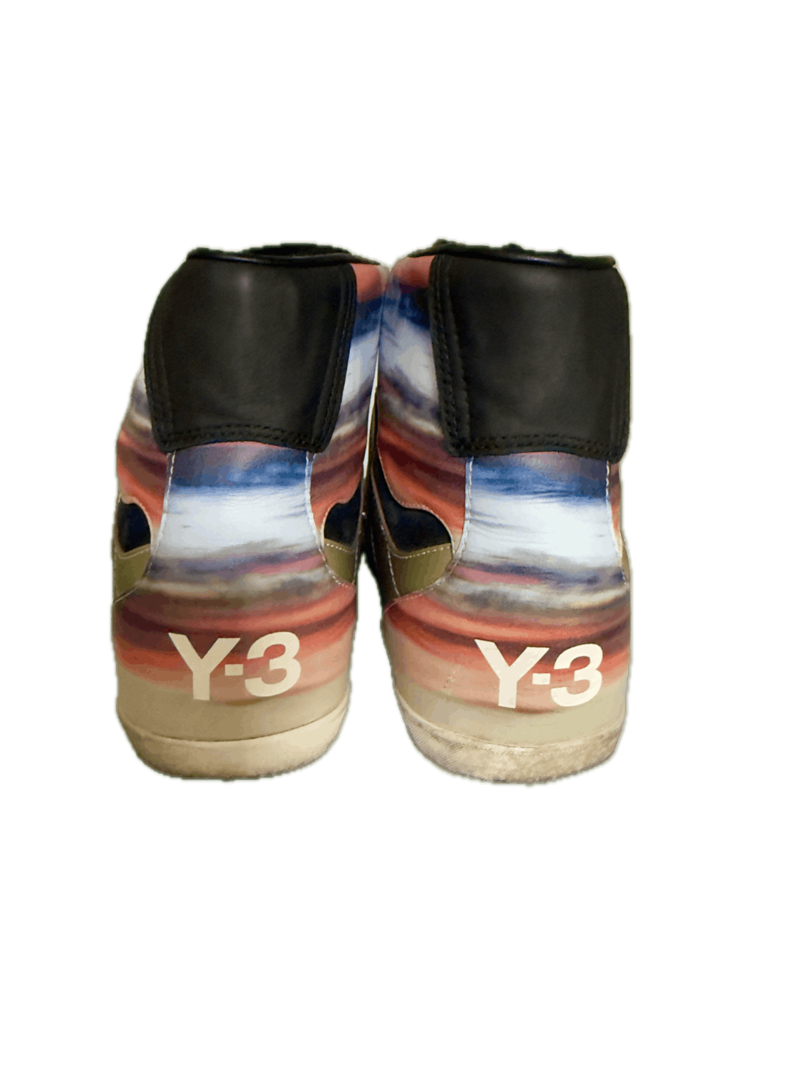Y-3 Y-3 x Peter Saville "Meaningless Excitement" Hi-Top Sneakers Size US 7.5 / EU 40-41 - 5 Thumbnail