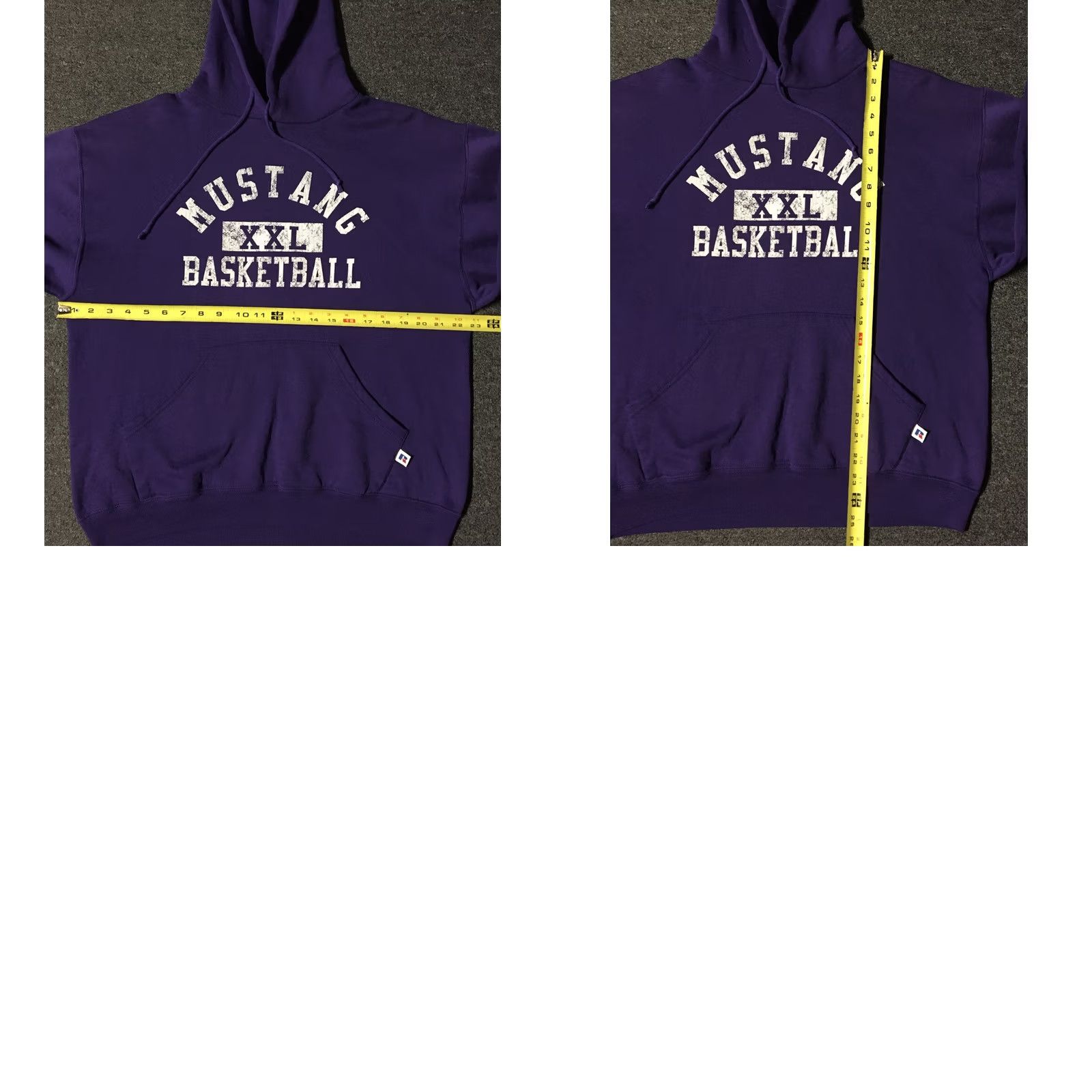 Russell Athletic VINTAGE Russell Mustang Basketball Spellout Hoodie M Purple Adult Mens Sweatshirt Size US M / EU 48-50 / 2 - 8 Thumbnail