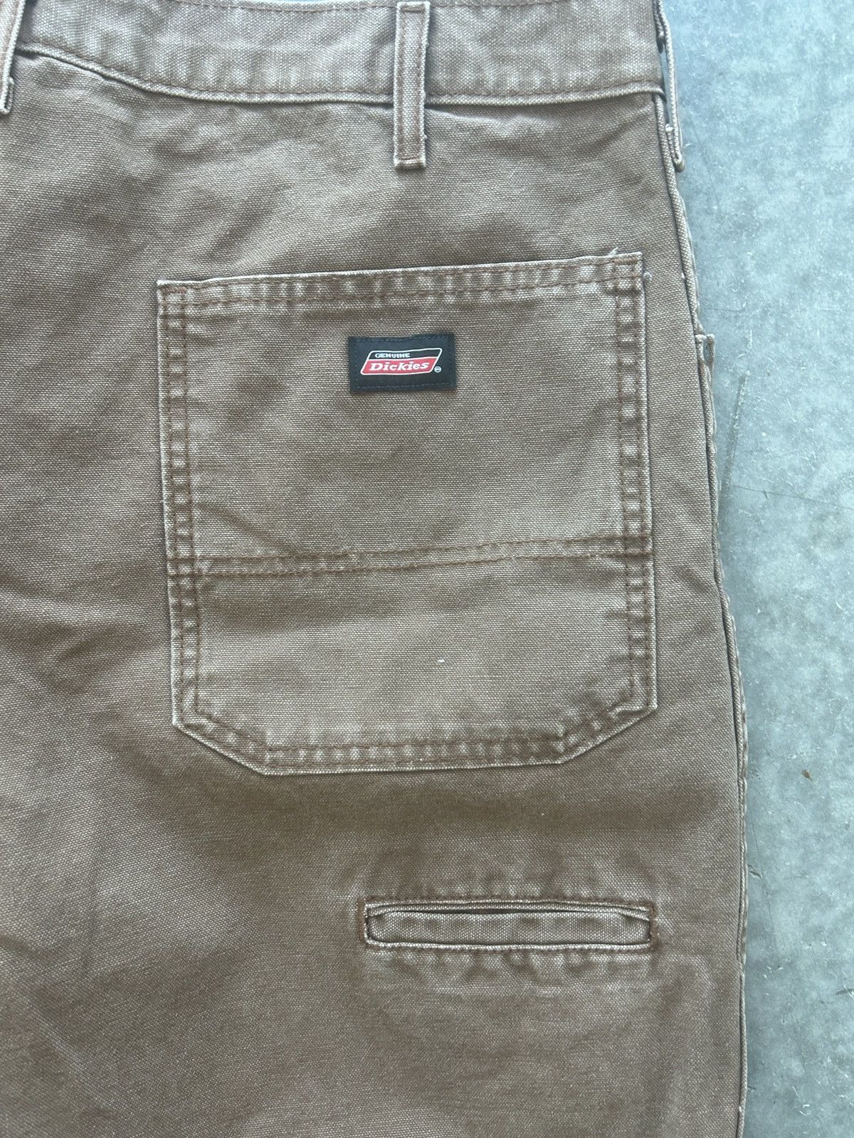 Dickies × Vintage Vintage Y2K Brown Dickies Carpenter Pants Size US 36 / EU 52 - 2 Thumbnail