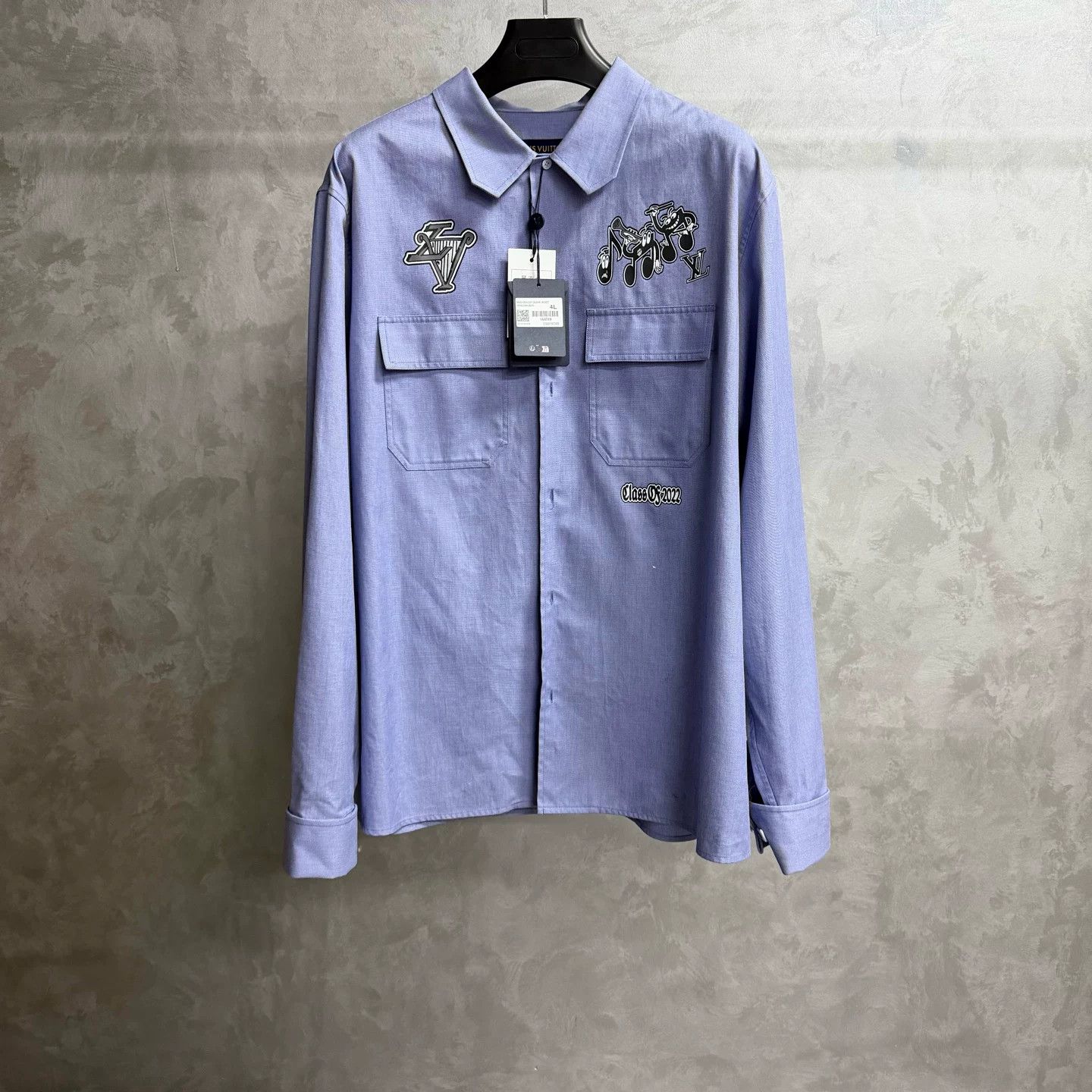Louis Vuitton Louis Vuitton Purple T-Shirt L Women Size L / US 10 / IT 46 - 1 Thumbnail